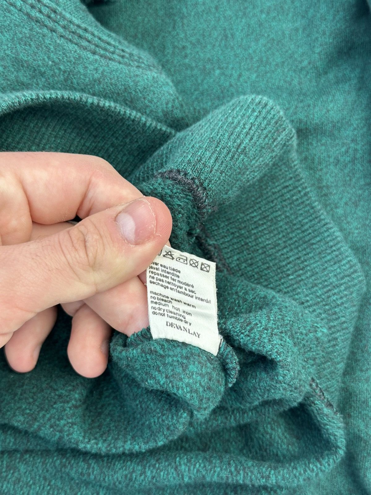 Lacoste 90's Chemise Lacoste Baggy Sweatshirt Logo Green Size US L / EU 52-54 / 3 - 10 Thumbnail