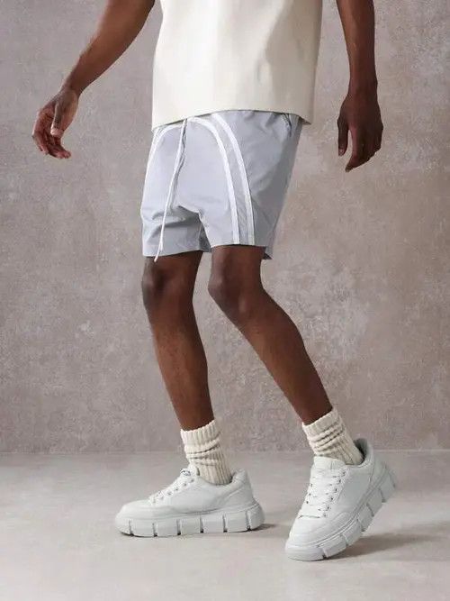 Jean × Vintage Nylon DRIP Y2k Shorts drill Size US 34 / EU 50 - 4 Thumbnail