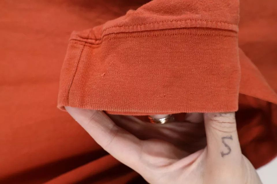 Abercrombie & Fitch × Vintage Vintage 90s Abercrombie & Fitch Long Sleeve T-Shirt Orange Size US L / EU 52-54 / 3 - 5 Thumbnail