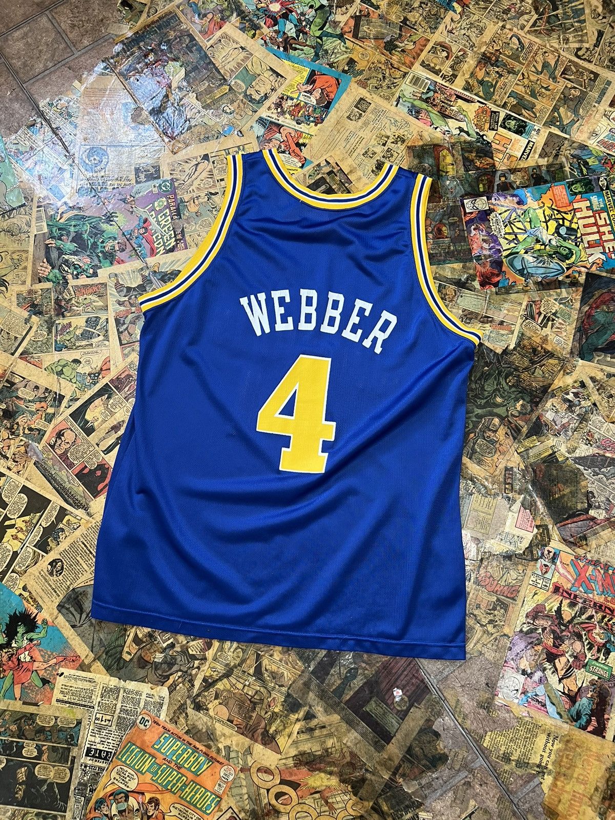 Champion × Vintage Vintage Champion Golden State Warriors Chris Webber jersey Size US L / EU 52-54 / 3 - 2 Thumbnail