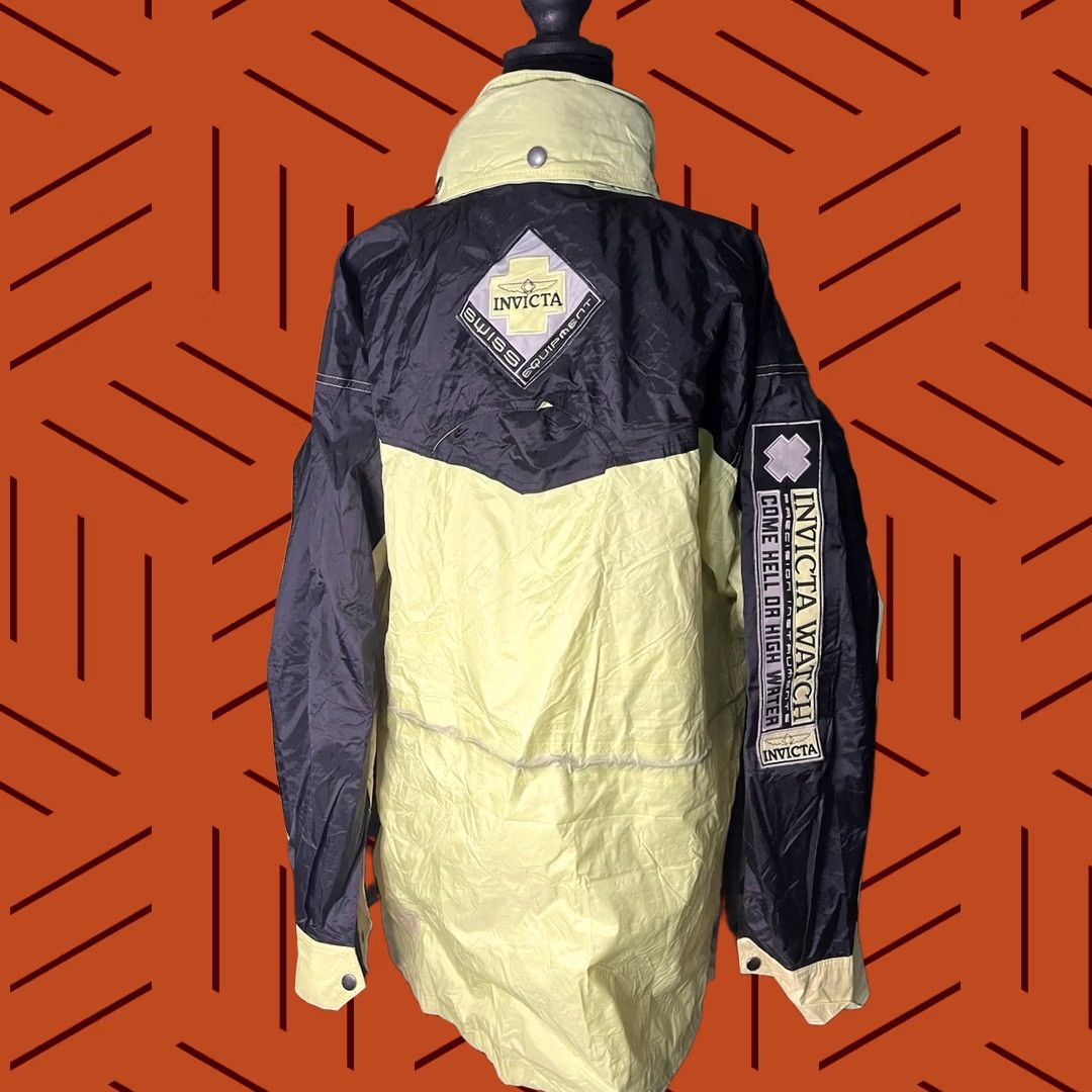 Invicta Invicta Yellow Black Hooded Jacket Unisex Size L Size US L / EU 52-54 / 3 - 1 Thumbnail