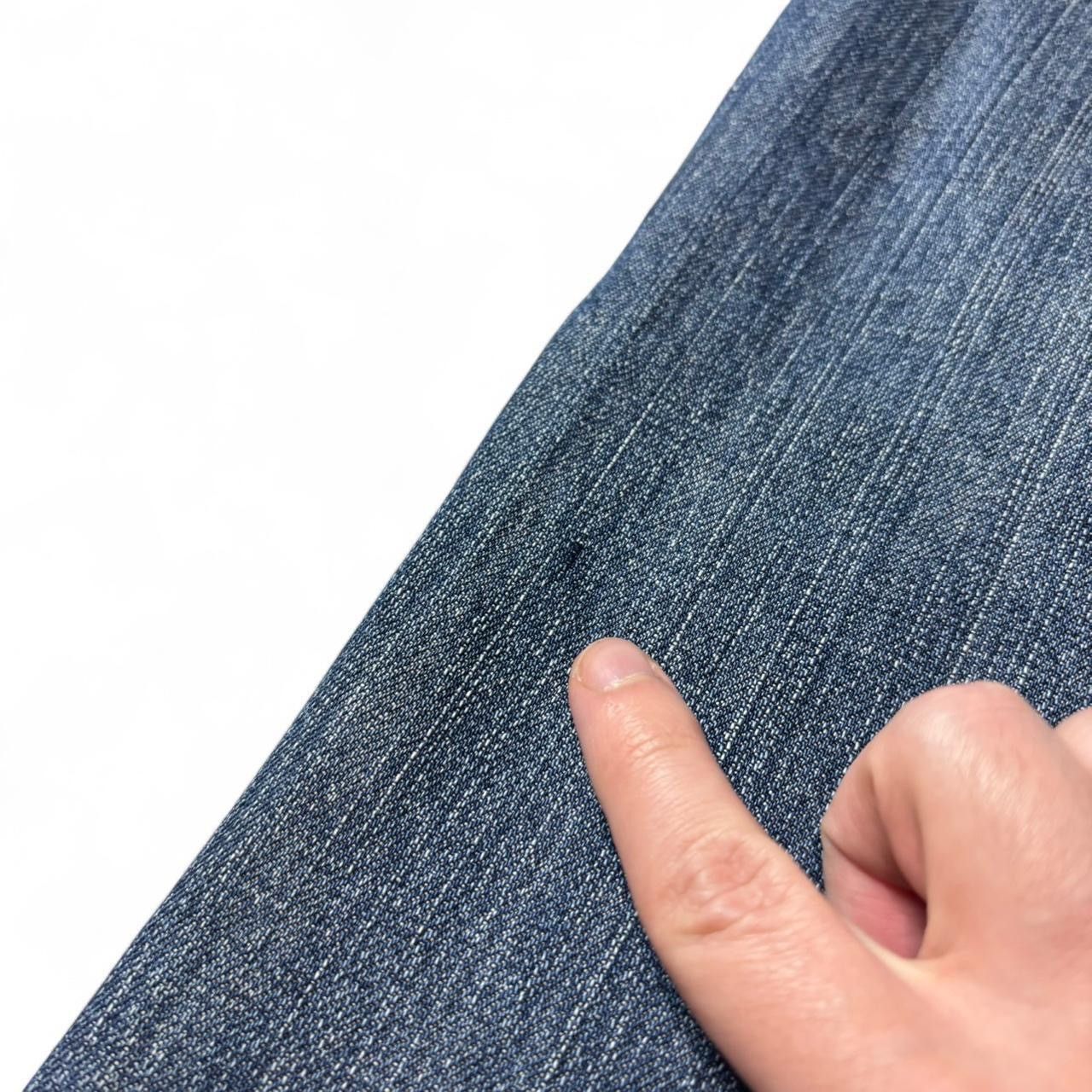 Vintage Vintage Y2K Faded Blue Baggy Denim Jeans - W36 L28.5 Size US 36 / EU 52 - 6 Thumbnail