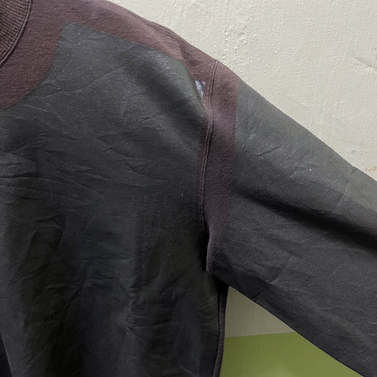 Issey Miyake Archival Vintage 80s Issey Miyake Leather-Look Pullover Size US S / EU 44-46 / 1 - 10 Thumbnail