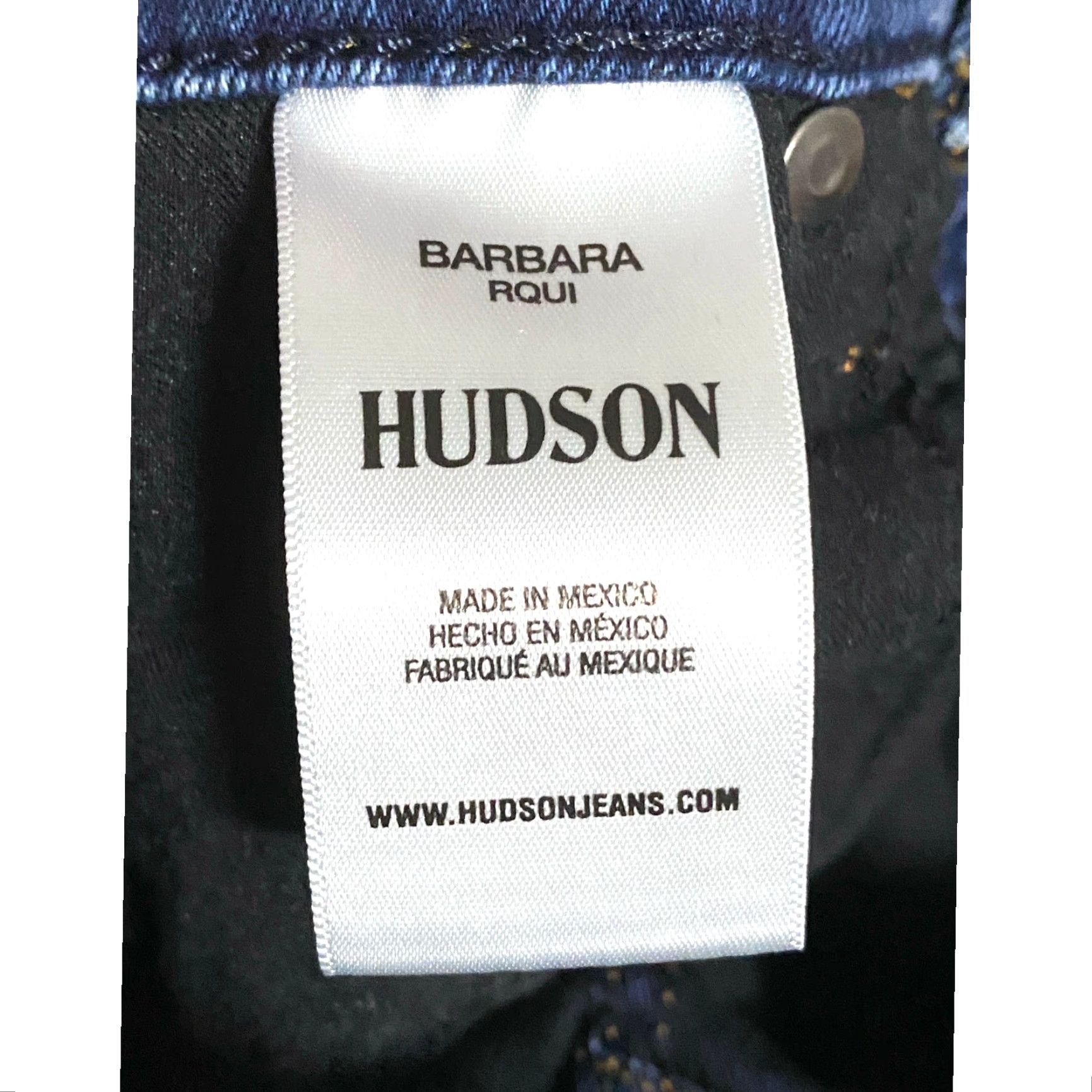 Vintage Hudson Jeans Jeans High Rise Super Skinny 28 Requiem Stretch Womens Adult 28 Blue Denim Stretch 5-Pocket Preppy 90s? Size 28" / US 6 / IT 42 - 6 Thumbnail