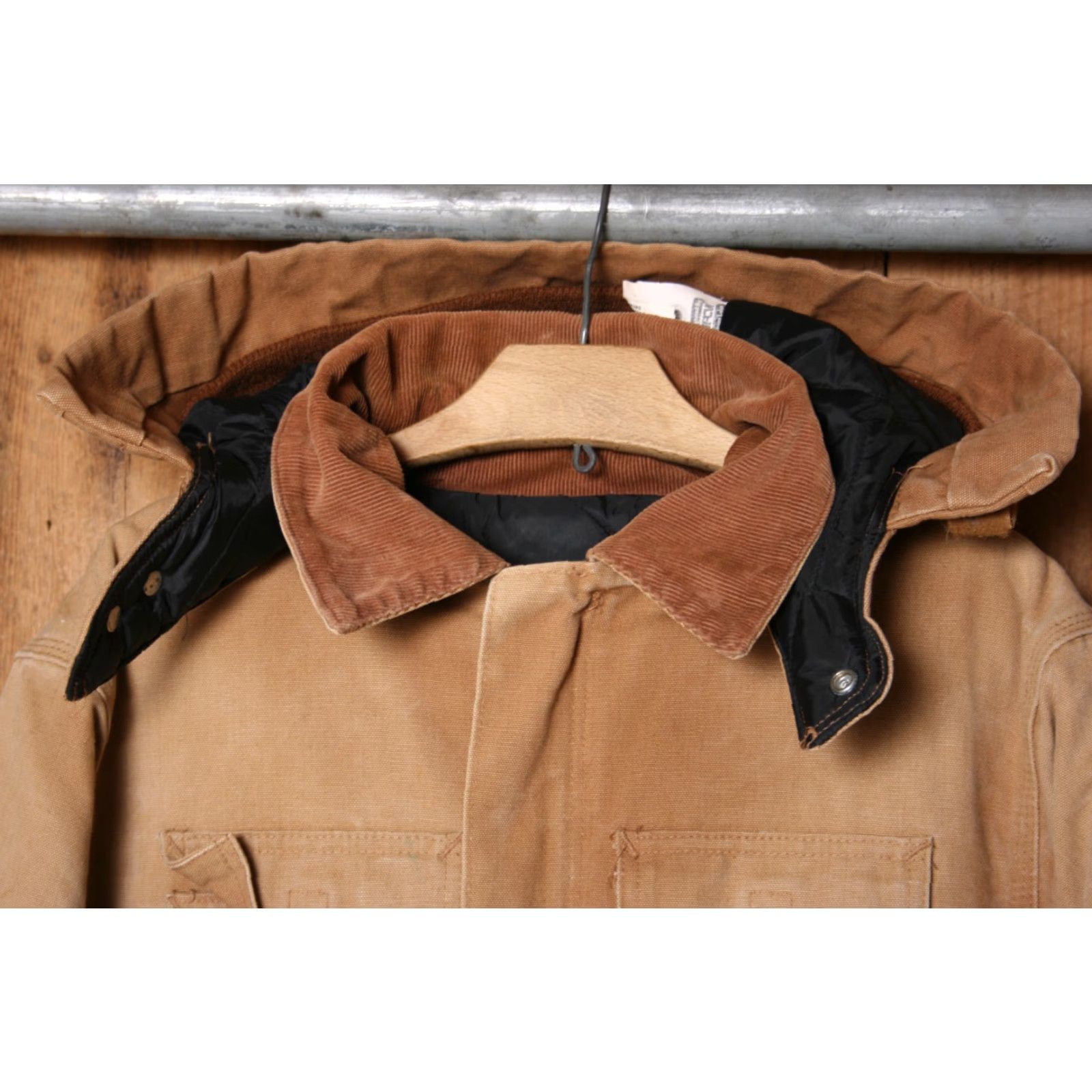Carhartt VINTAGE Carhartt Jacket Duck Canvas Arctic Quilt Lined Hood Sz. 46R Brown C03BRN A02 46 Regular Mens Size US S / EU 44-46 / 1 - 2 Thumbnail