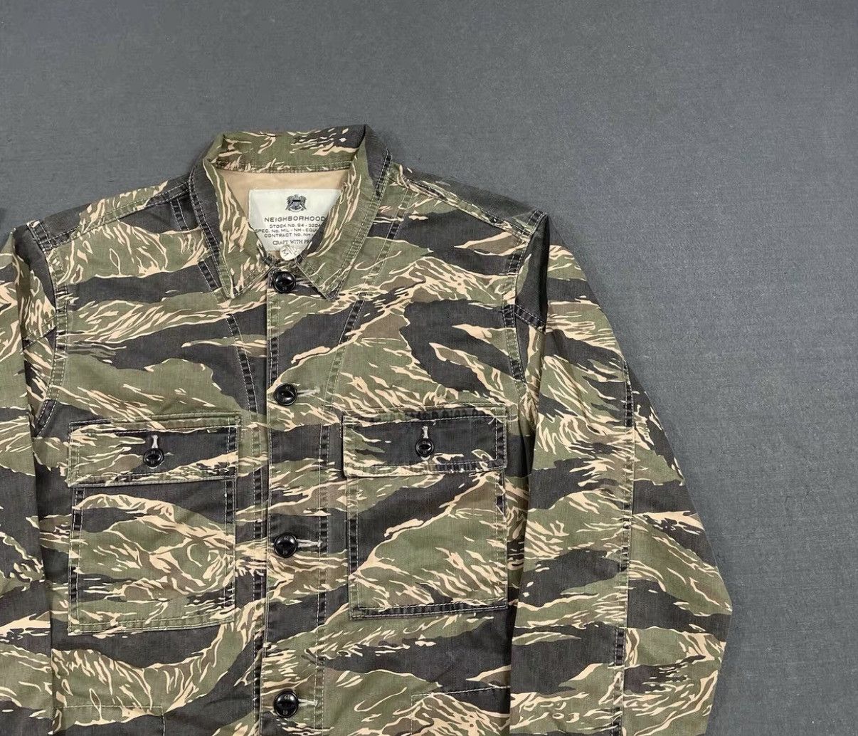 Neighborhood NEIGHBORHOOD NBHD BDU TIGER / C-SHIRT Tiger Camo Jacket J16 Size US M / EU 48-50 / 2 - 3 Thumbnail