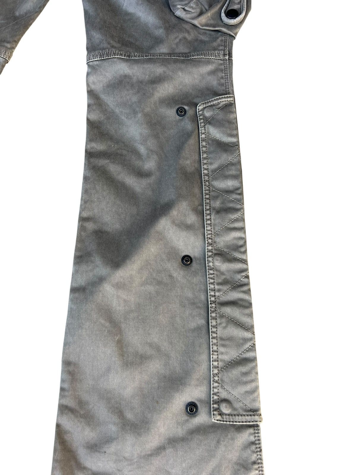 Tete Homme Tete Homme Gas Mask Cargo Stretch Trouser Flare Pant Size US 28 / EU 44 - 21 Thumbnail