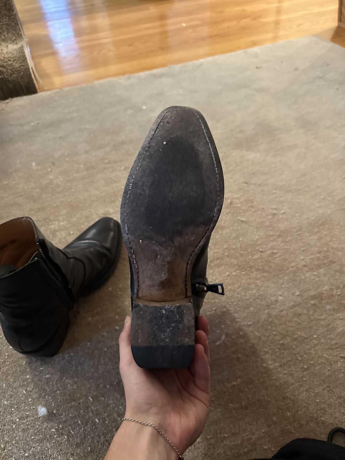 John Varvatos Black leather John Varvatos boots Size US 10.5 / EU 43-44 - 9 Thumbnail