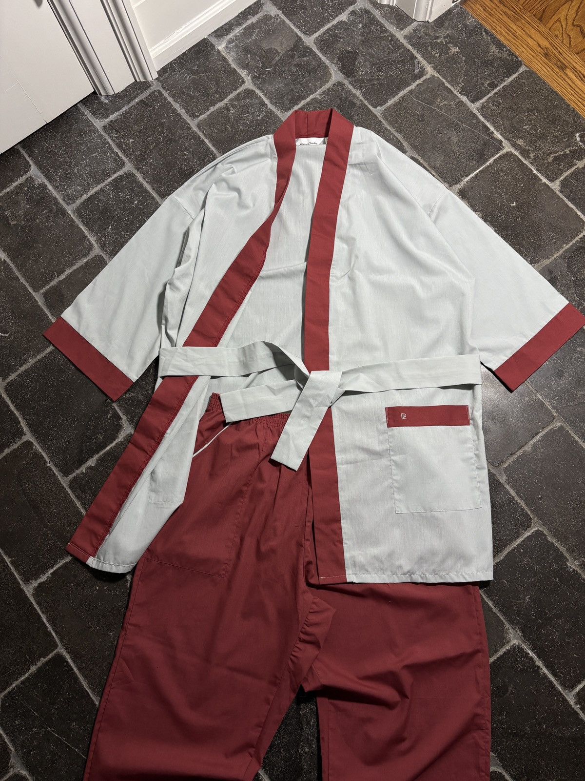 Pierre Cardin Vintage Pierre Cardin Pyjamas Set Matching Robe Pants Sleep Size US 36 / EU 52 - 3 Thumbnail