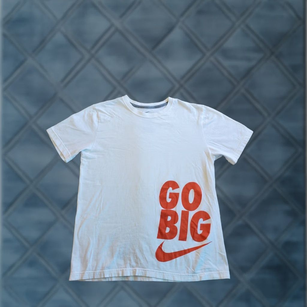 Nike VINTAGE Nike Shirt Mens M White Short Sleeve Barstow CA Y2K Size US M / EU 48-50 / 2 - 1 Thumbnail