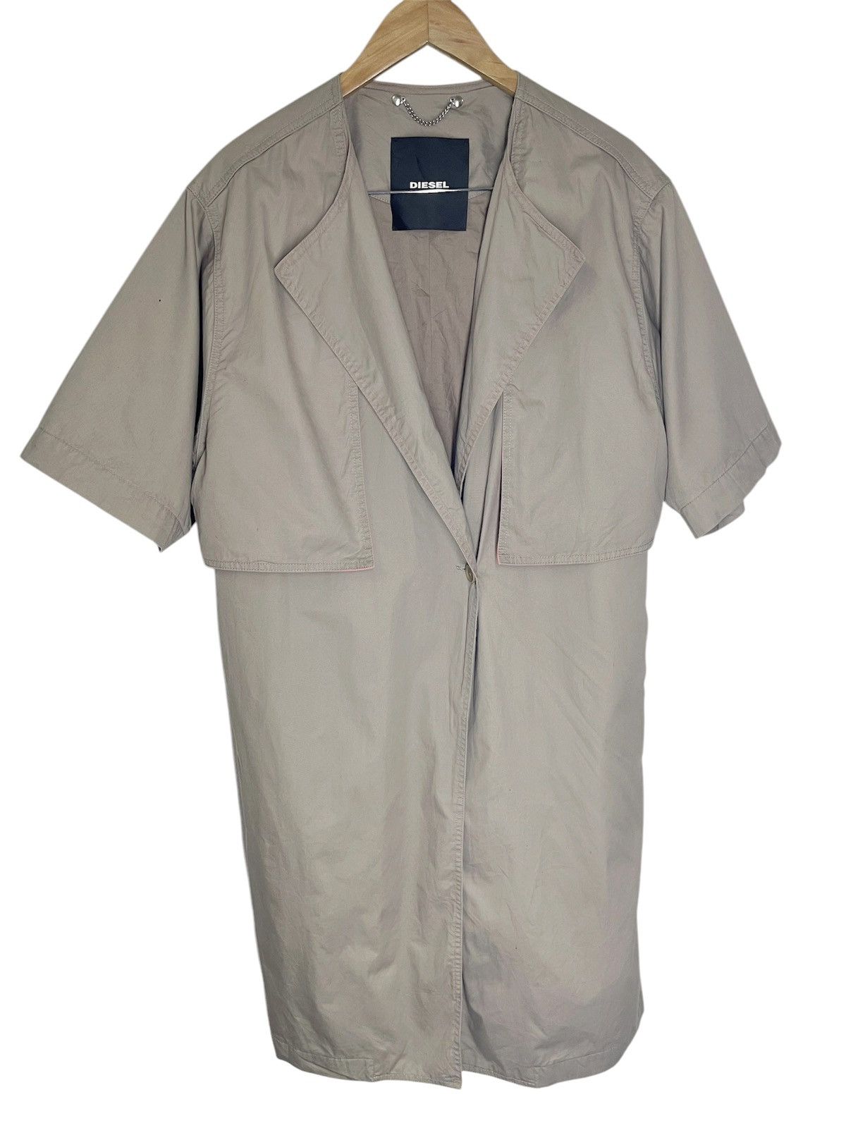 Diesel BEIGE DIESEL LONG COAT Size US L / EU 52-54 / 3 - 1 Thumbnail