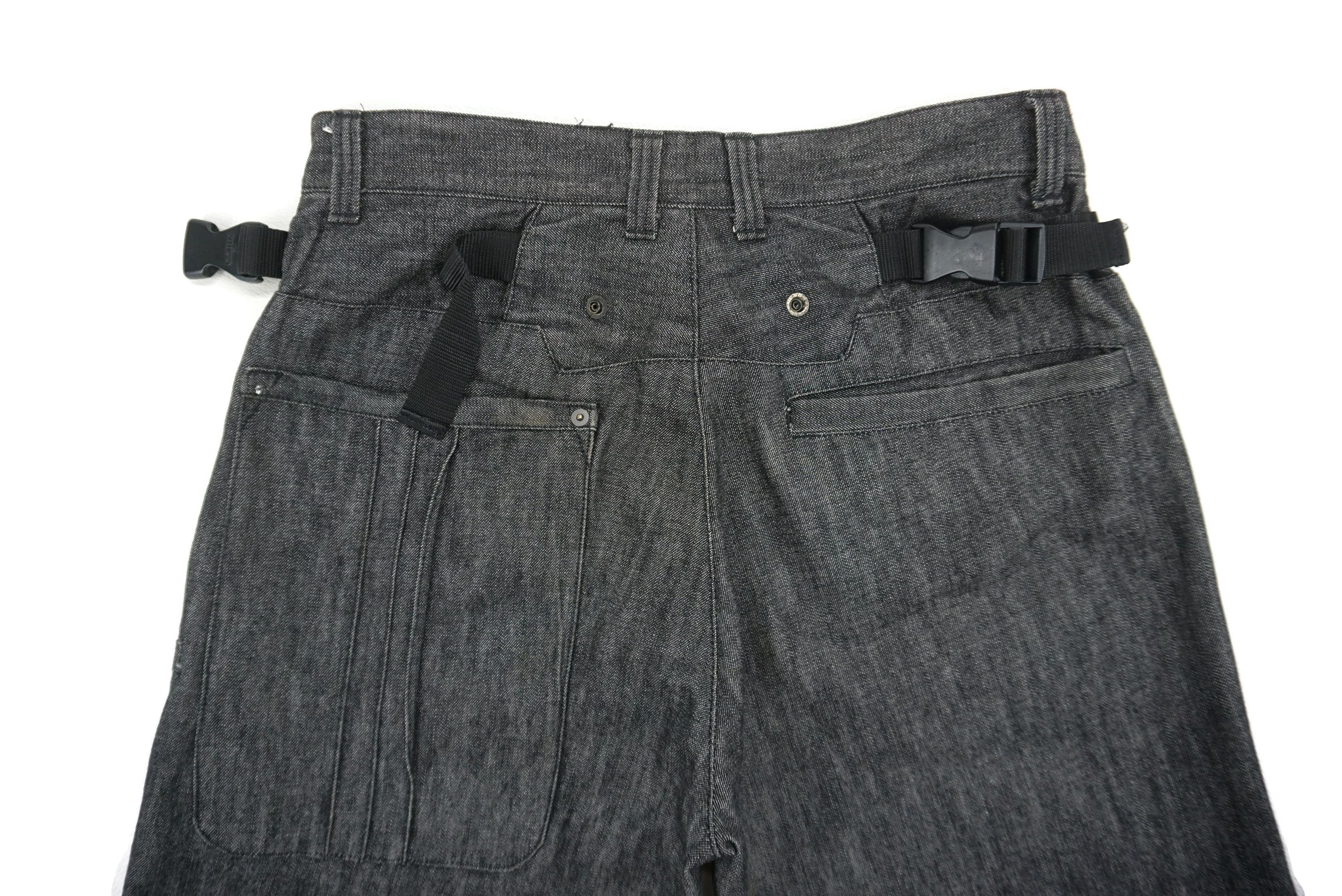 Japanese Brand Cycle Jeans fit W32xL31 Patchwork Buckle Waist Cargo Size US 30 / EU 46 - 11 Thumbnail