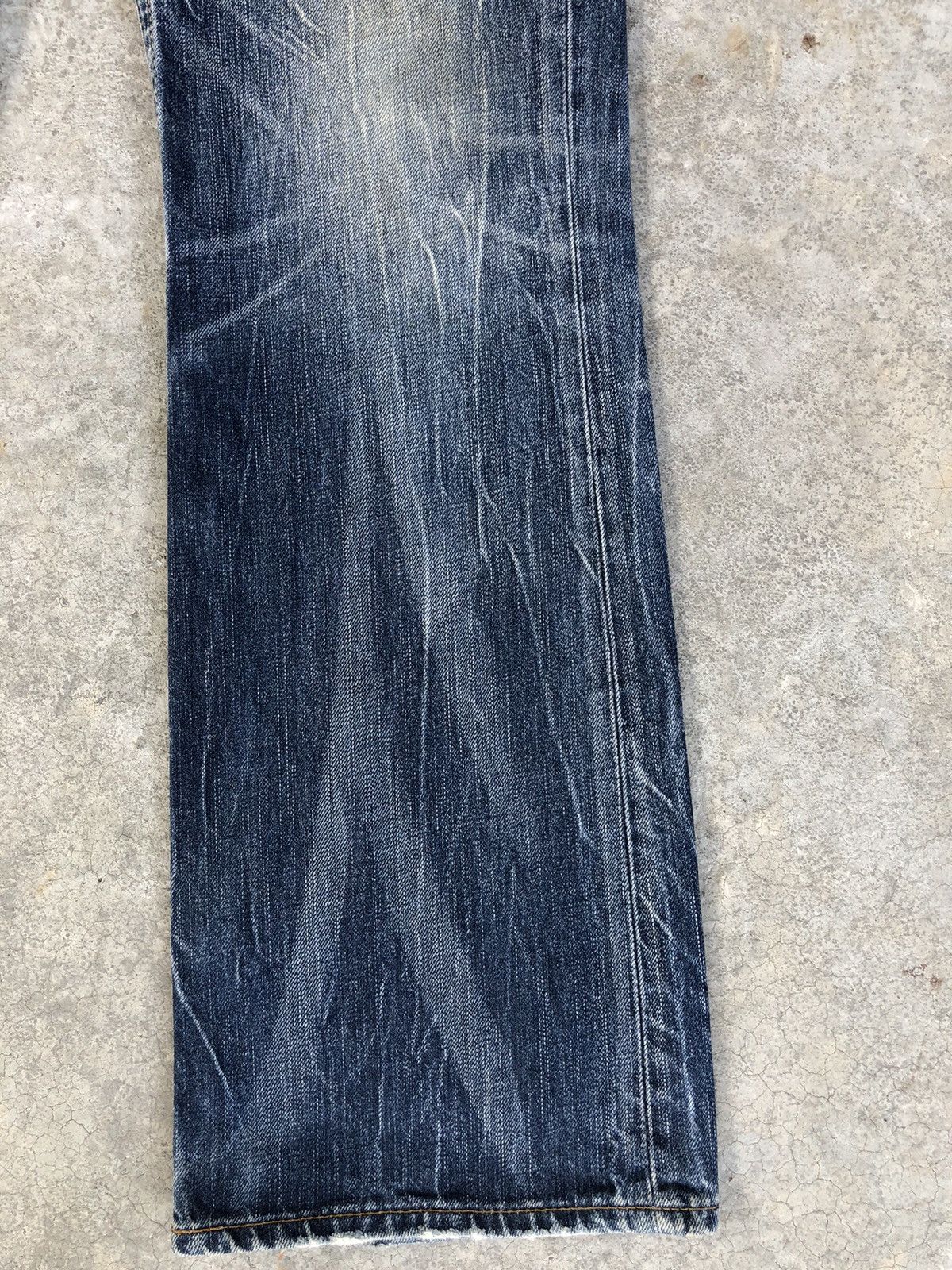 If Six Was Nine Y2k Levi’s Flared Jeans Distressed Jeans Mudwash 507 Size US 33 - 7 Thumbnail
