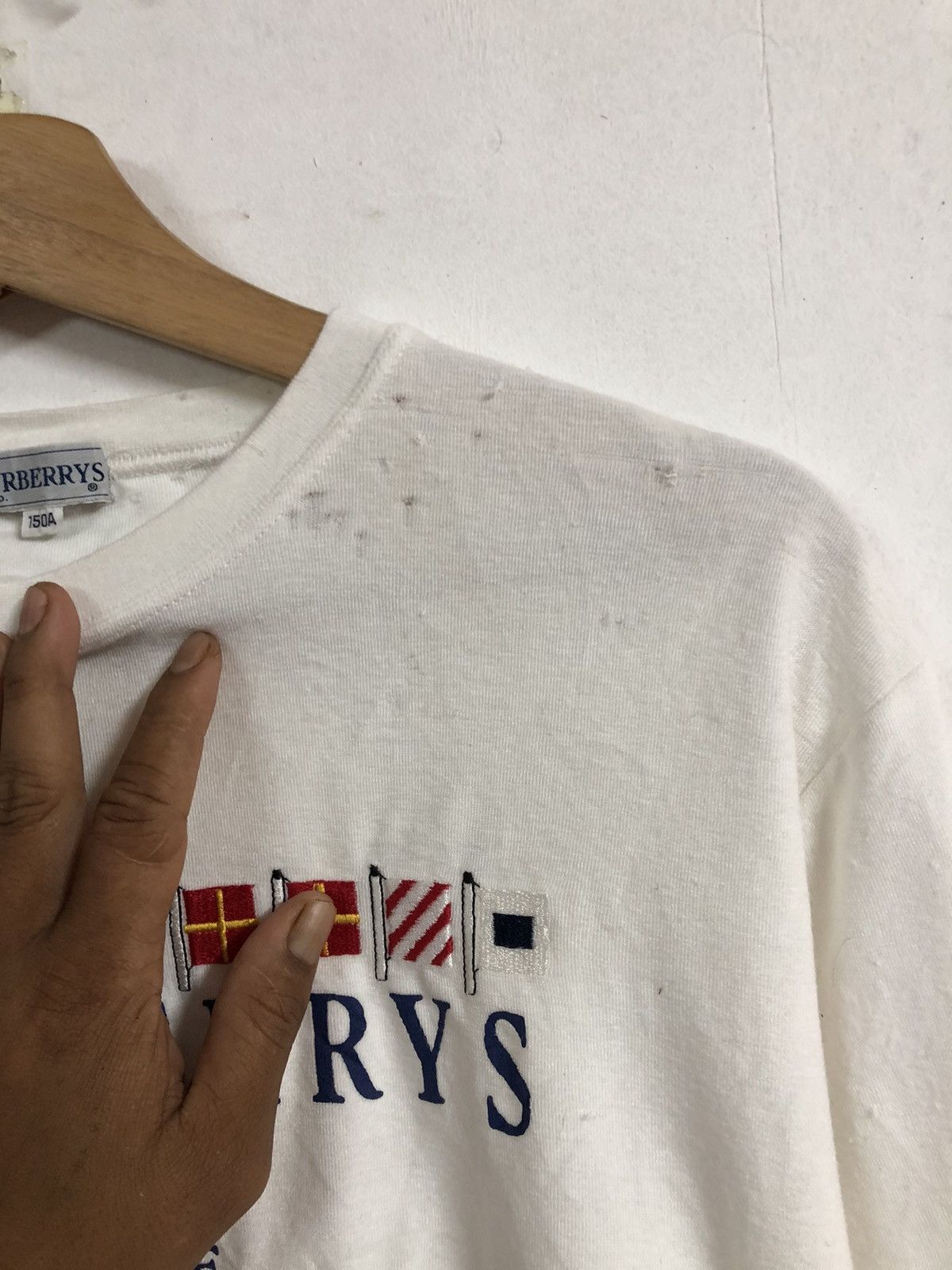 Burberry Vintage 90’s Sweatshirt Burberrys Of London Embroided Size US S / EU 44-46 / 1 - 5 Thumbnail