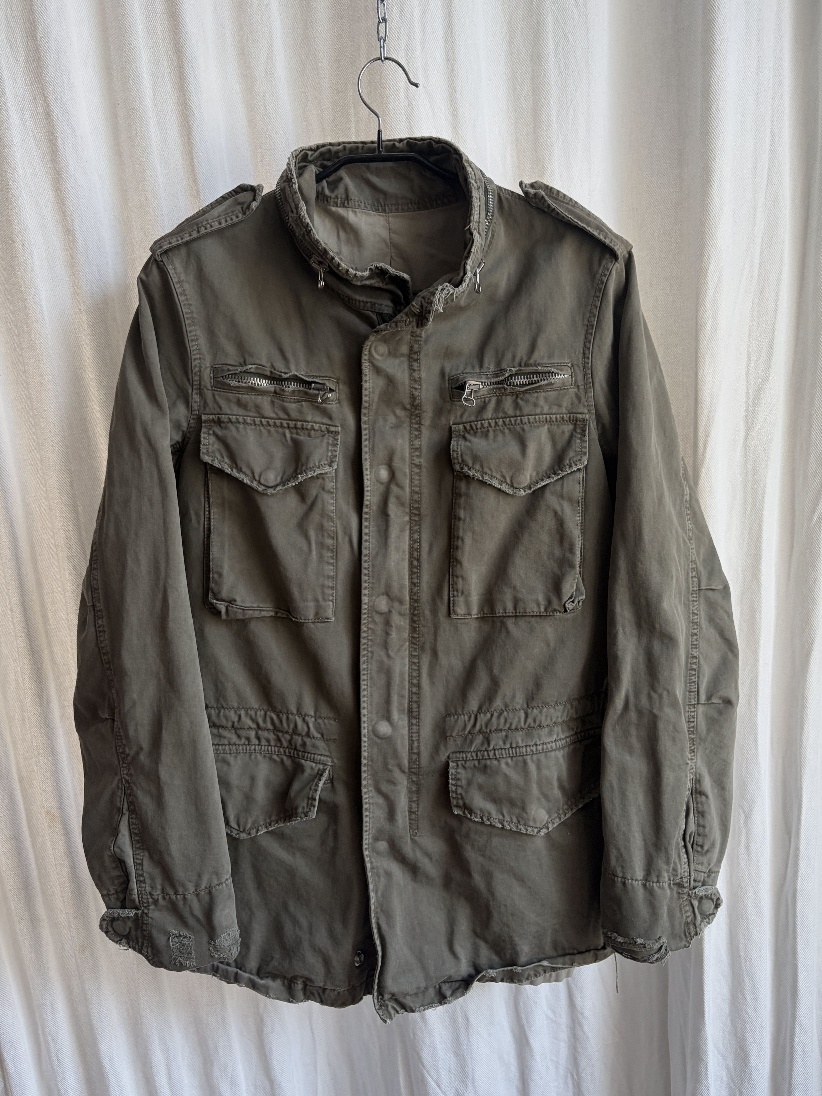 Balmain SS11 Distressed M65 Military Parka Size US M / EU 48-50 / 2 - 1 Thumbnail