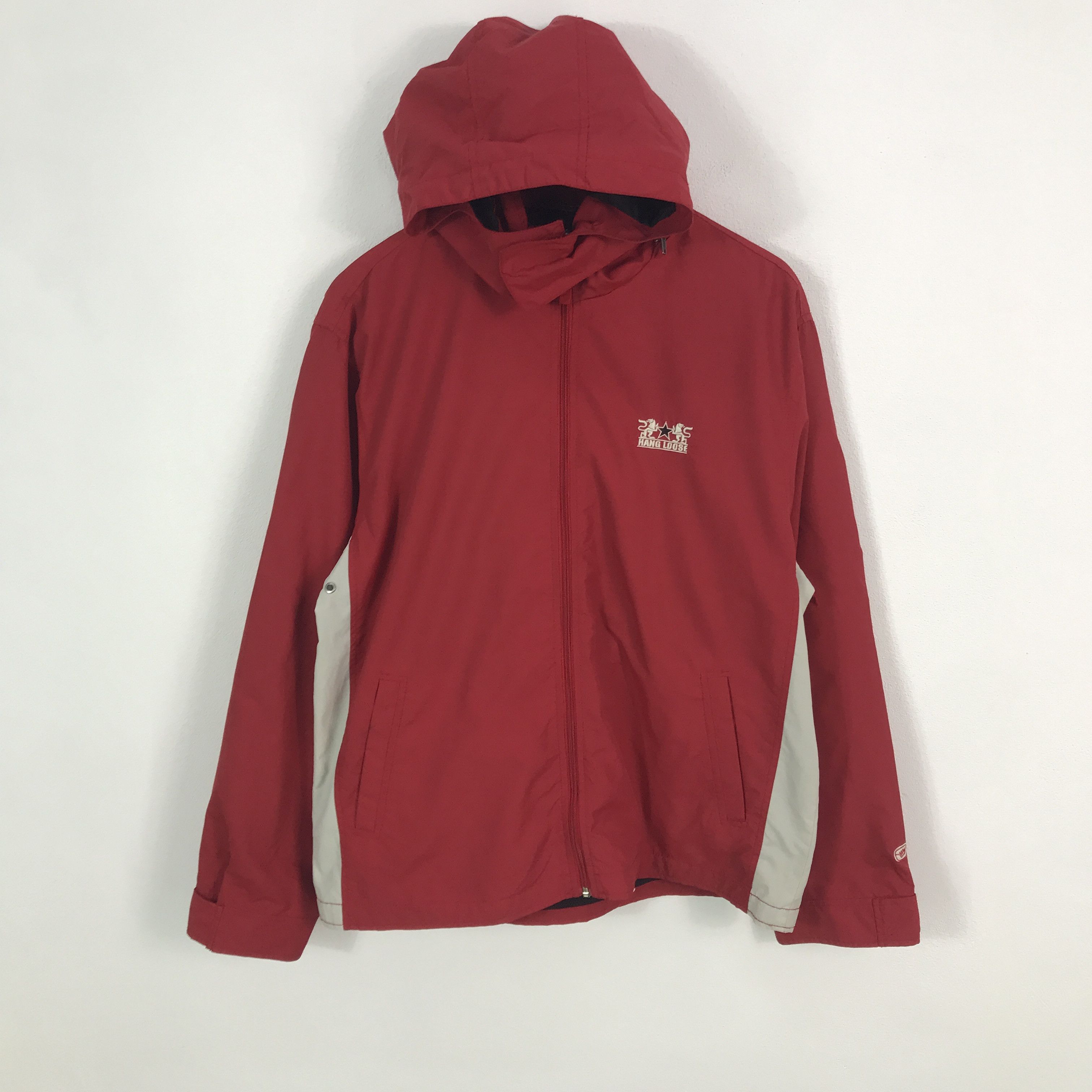 Japanese Brand × Vintage Rare Hang Loose Windbreaker Jacket Hoodie Size US M / EU 48-50 / 2 - 2 Thumbnail