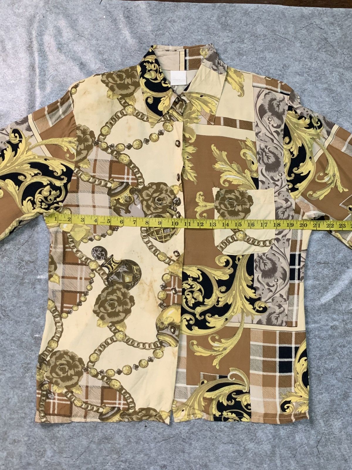 Ungaro Paris Rare Design Vintage Paris Unique Long Sleeve Blouse Size M / US 6-8 / IT 42-44 - 8 Thumbnail