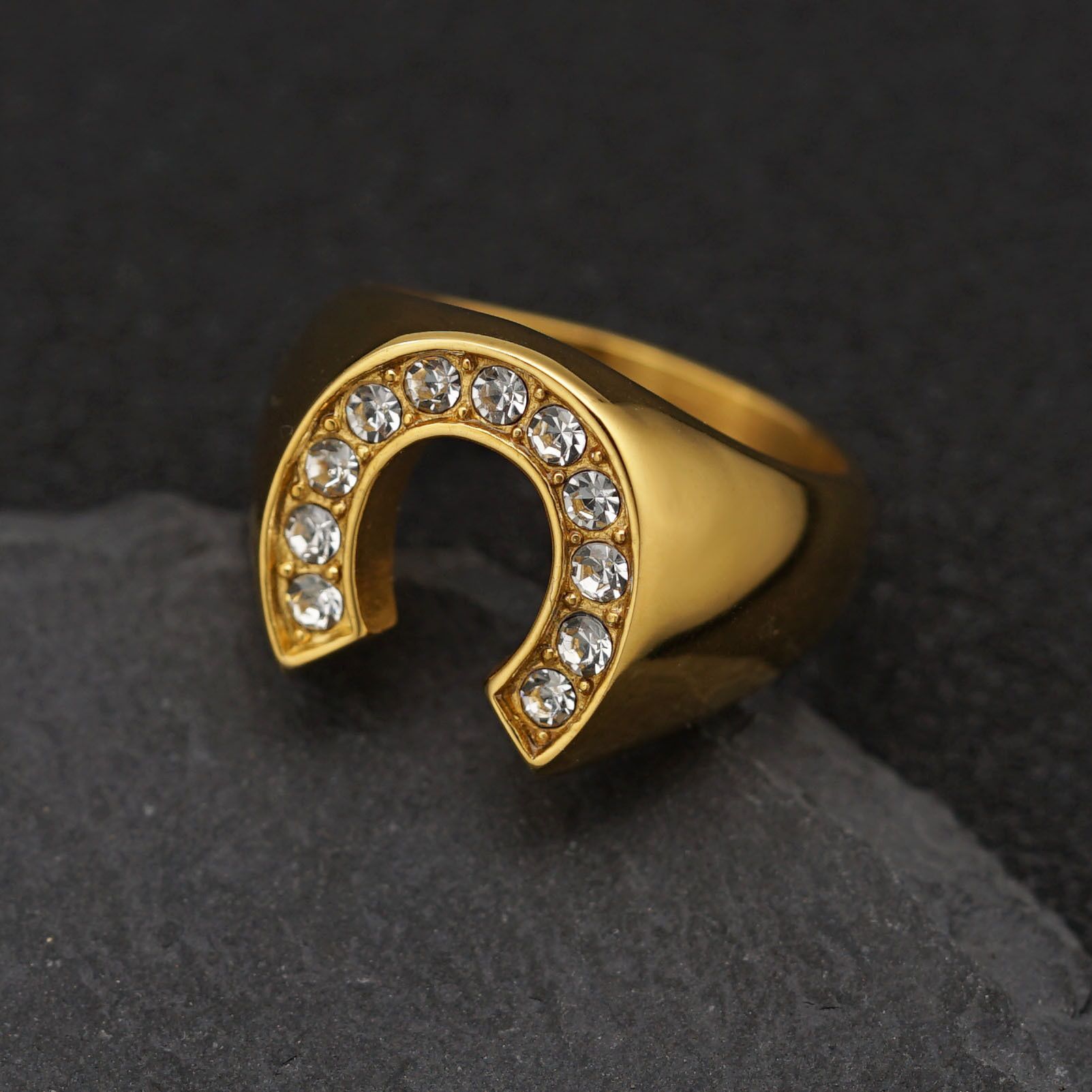 Jewelry Retro Jewelry Rings Open Size Chrome Ring (Size 7-13) Size ONE SIZE - 1 Thumbnail