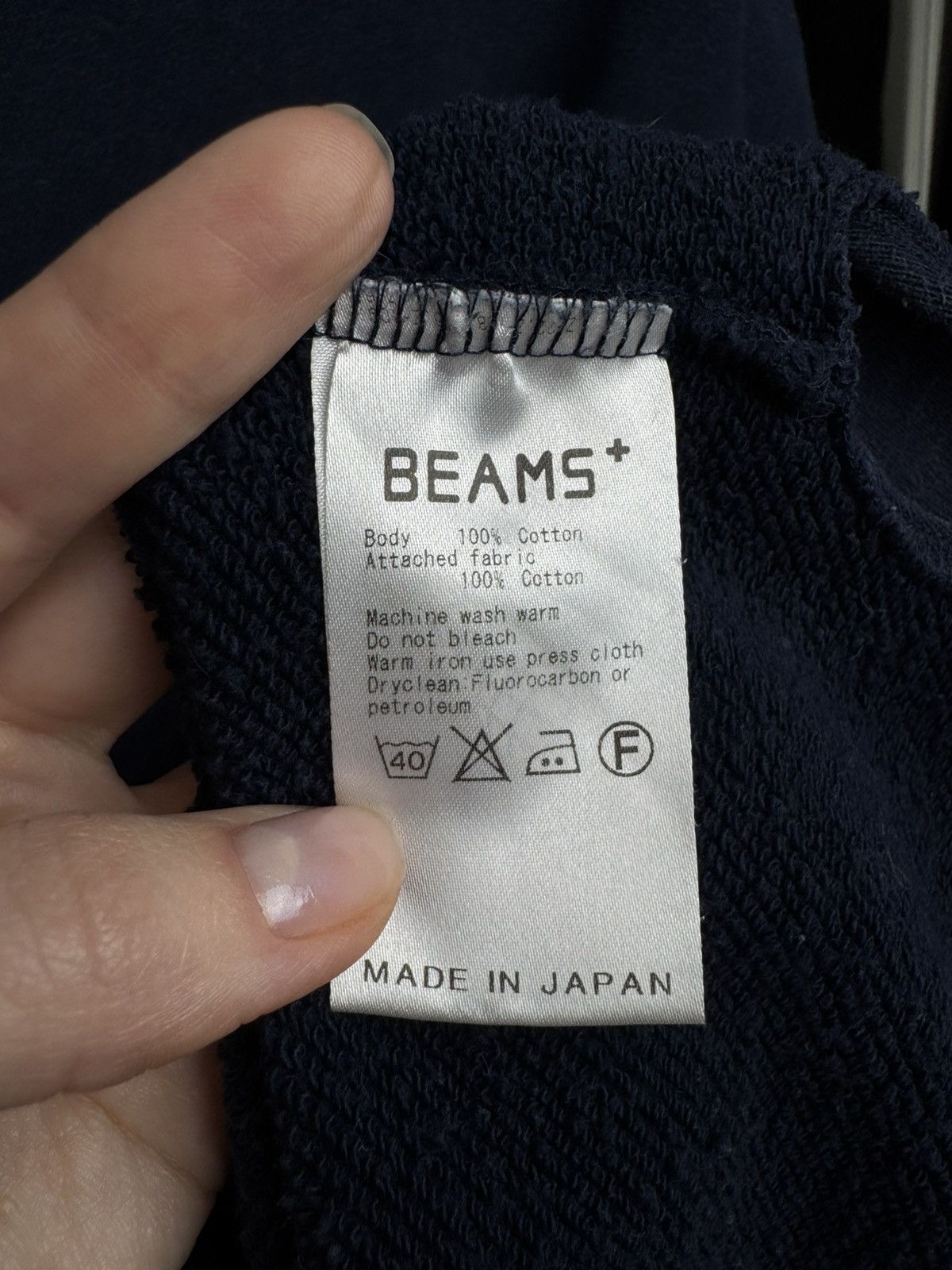 Beams Japan Beams made in Japan blue terry Henley faded tee shirt Size US M / EU 48-50 / 2 - 13 Thumbnail