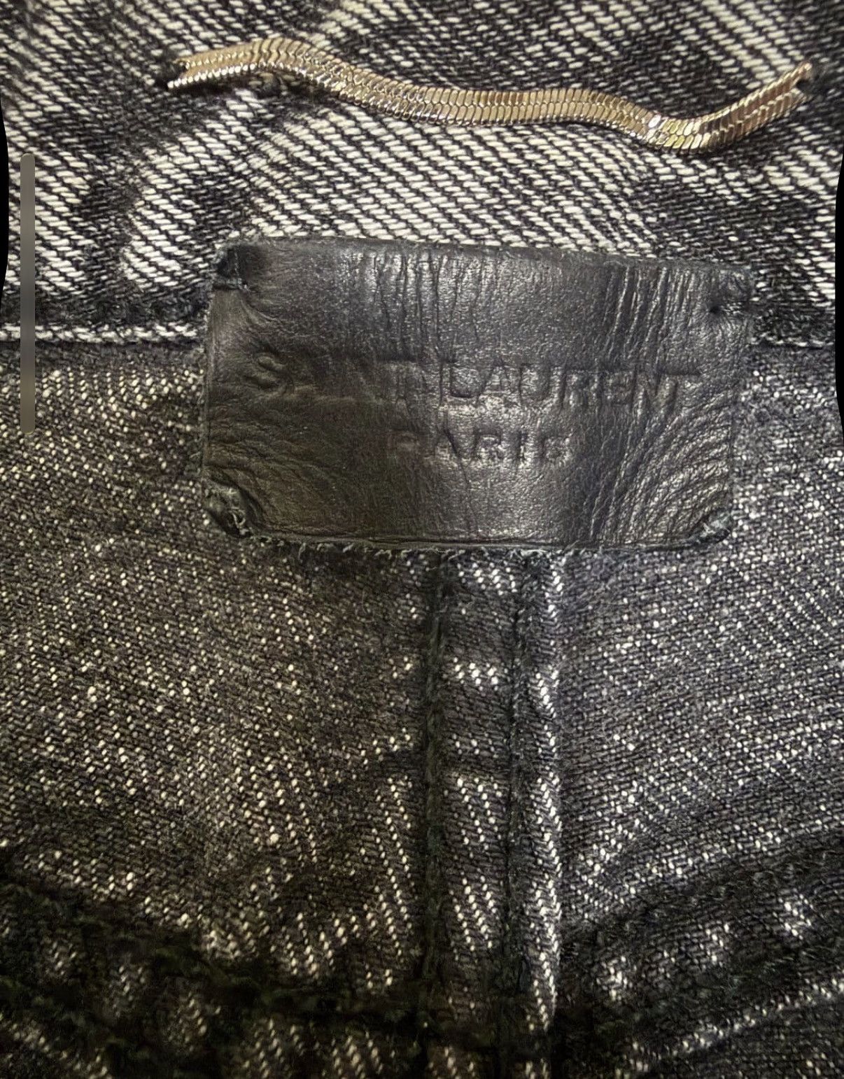 Saint Laurent Paris Saint Laurent Snow Washed Denim Black Size US 28 / EU 44 - 3 Thumbnail
