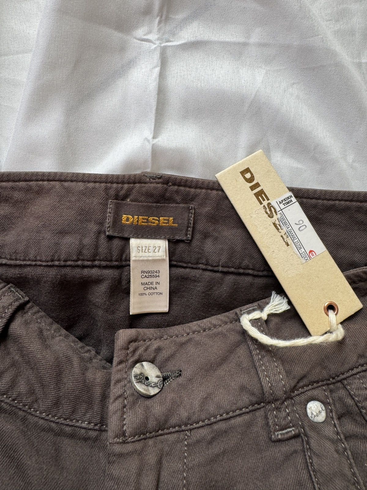 Diesel Diesel Vintage Y2K Mini Skirt Size 27" / US 4 / IT 40 - 4 Thumbnail