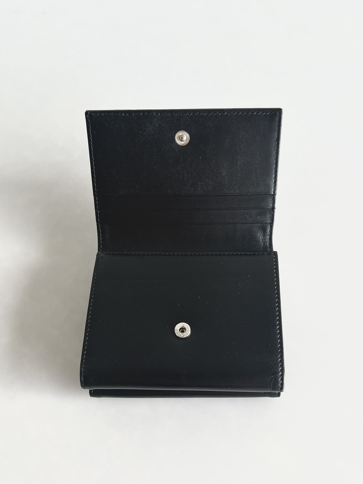 Y's × Yohji Yamamoto Y's YOHJI YAMAMOTO - Cow Leather Folding Clasp Wallet Size ONE SIZE - 3 Thumbnail