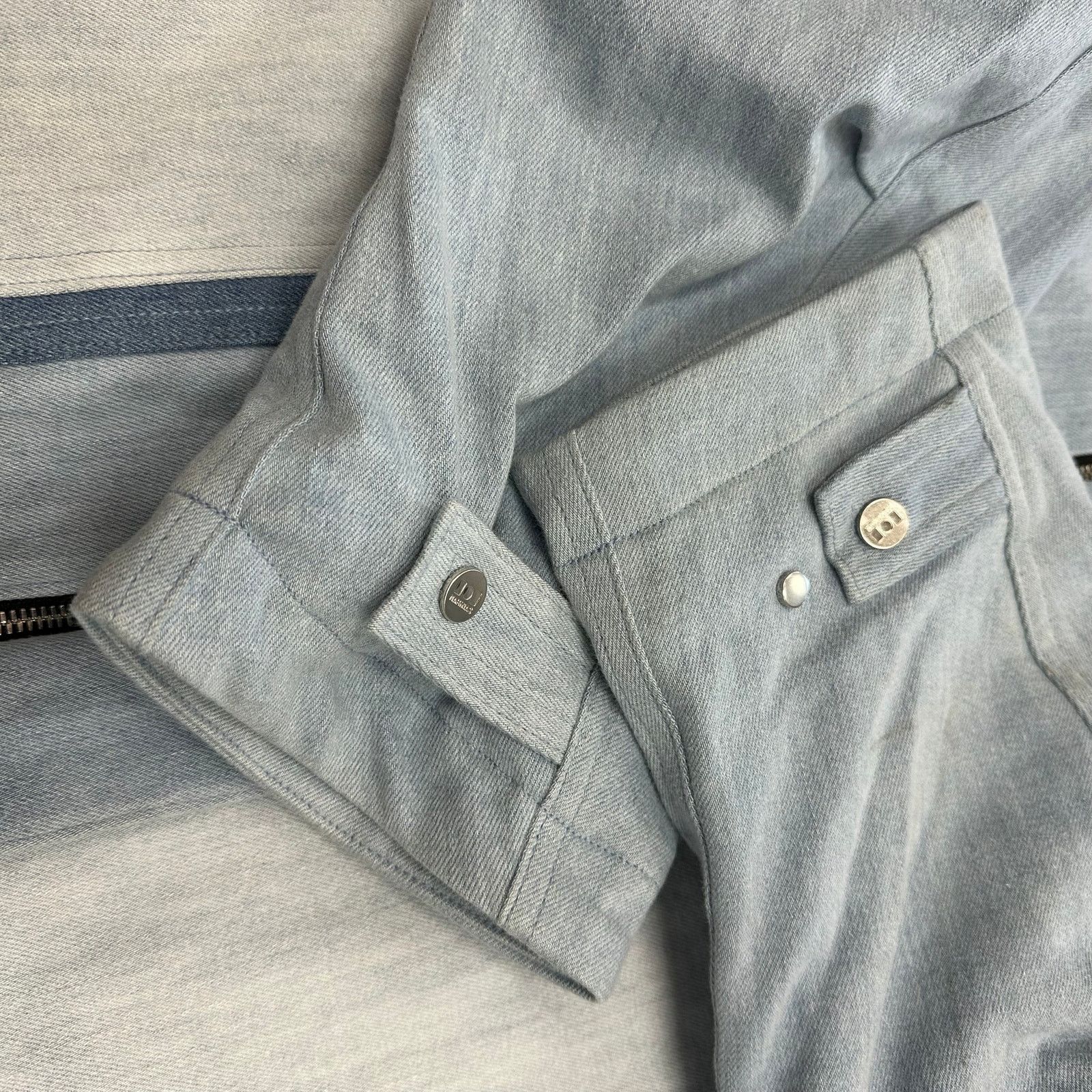 Nahmias NAHMIAS Blue Indigo Carpenter Jacket Coat Size Large L B13 Size US L / EU 52-54 / 3 - 5 Thumbnail