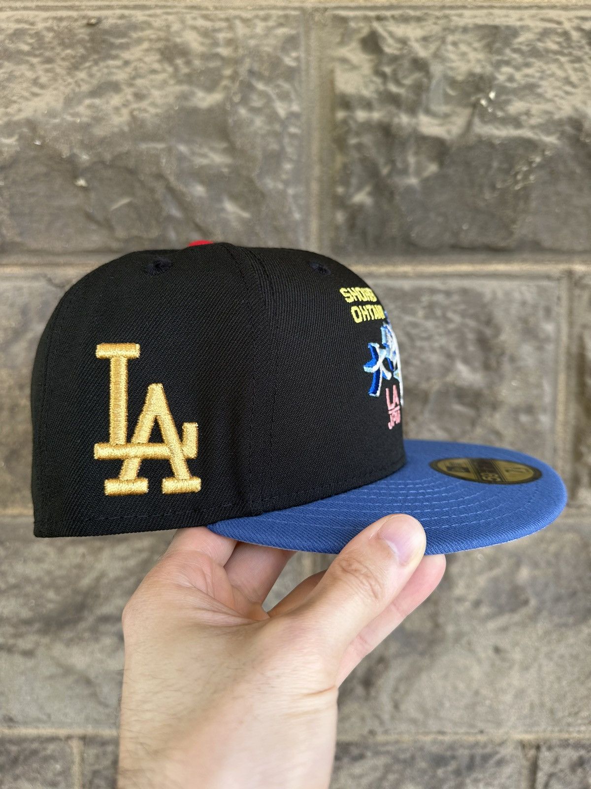 MLB × New Era × Supreme 7 1/8 Shohei Ohtani Los Angeles Dodgers New Era Fitted Cap Size ONE SIZE - 5 Thumbnail