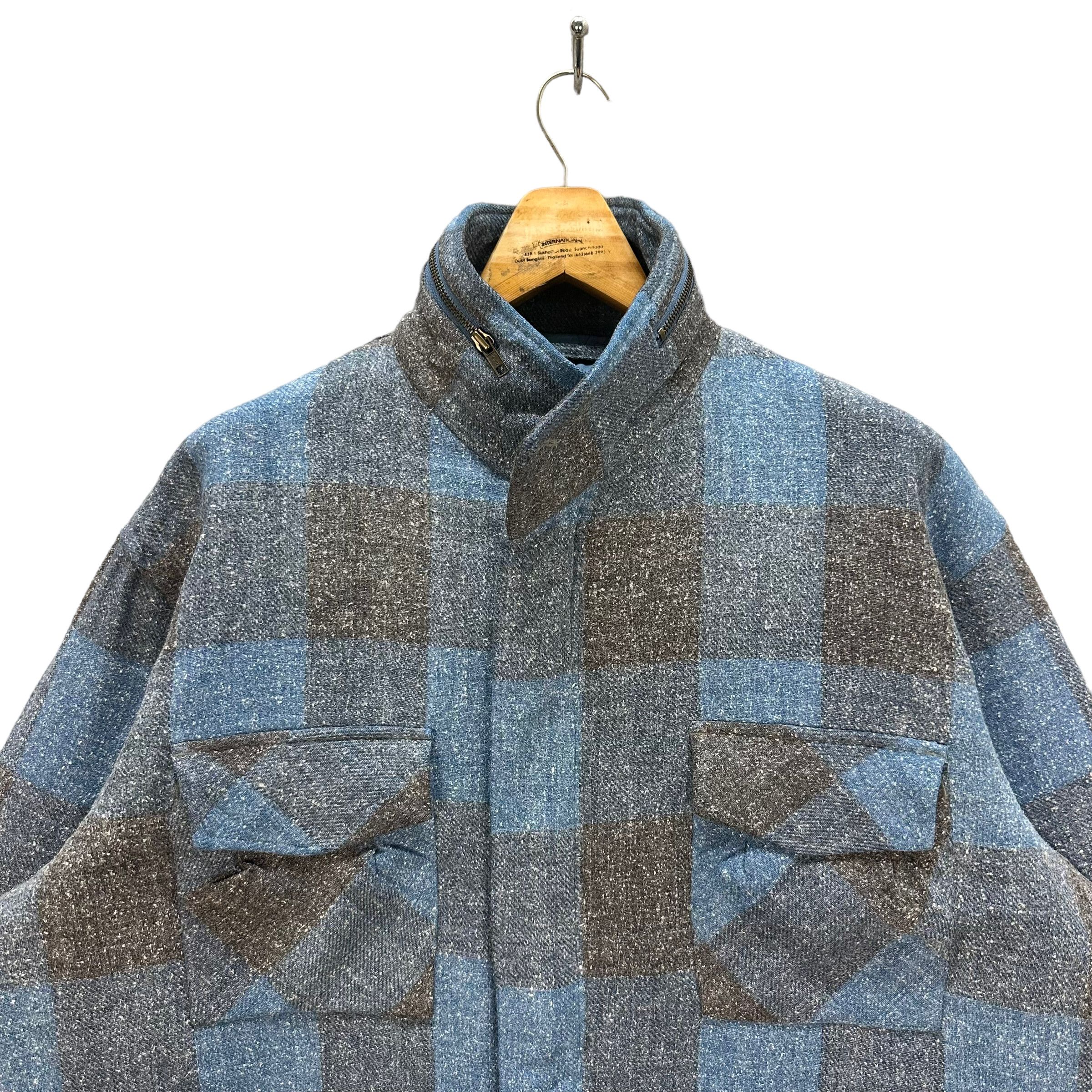 Vintage RUSTIC BOY TARTAN WOOL JACKET #8200-212 Size US XL / EU 56 / 4 - 2 Thumbnail