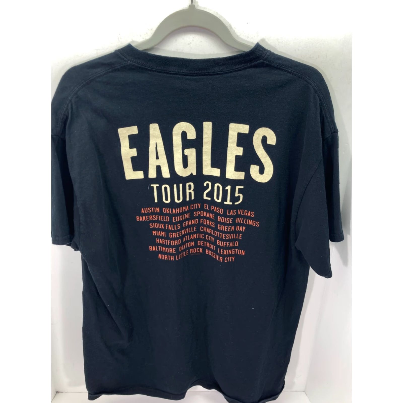 Gildan VINTAGE The Eagles Hotel California Concert T-Shirt Mens S Black Graphic Gildan Cotton Size US S / EU 44-46 / 1 - 7 Thumbnail