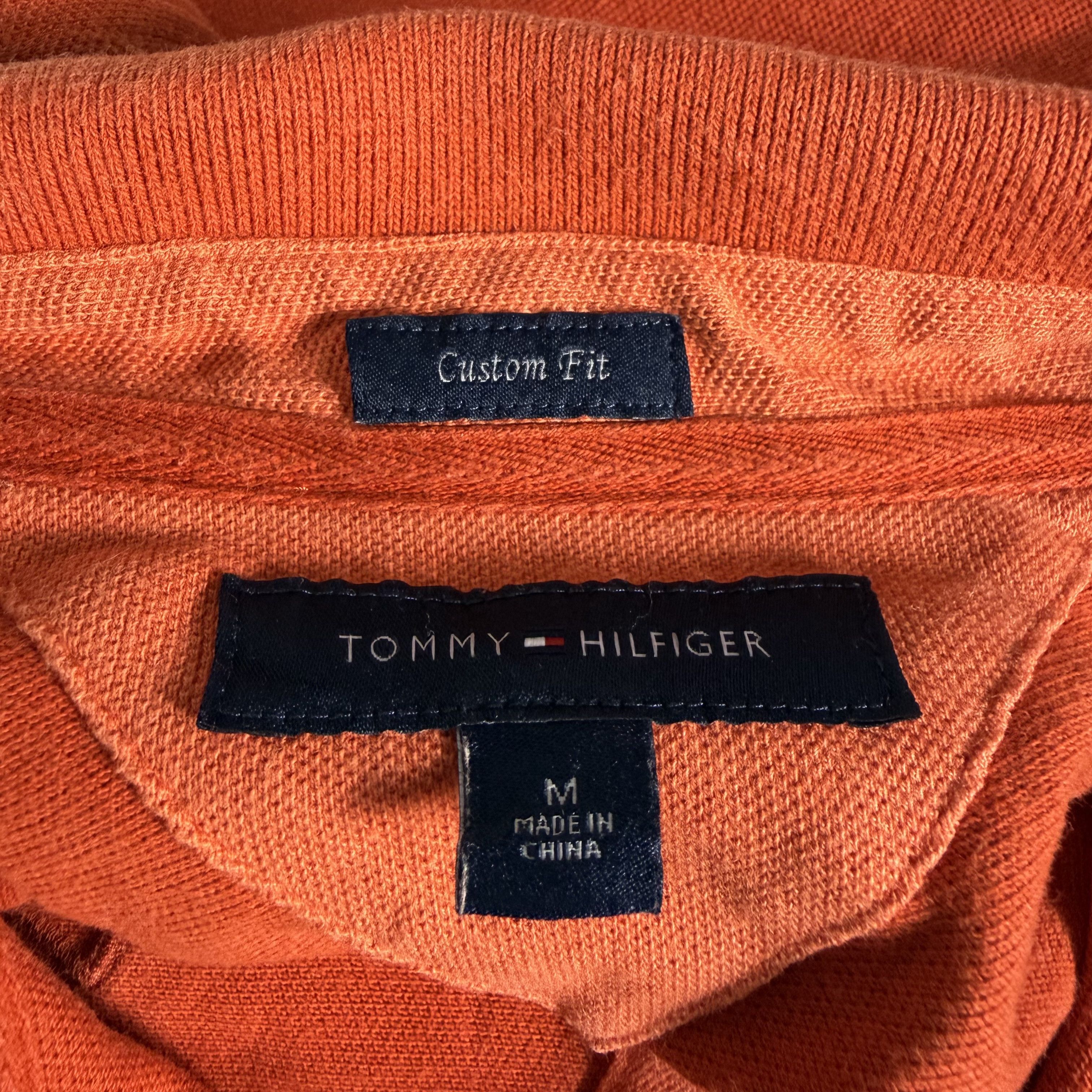 Tommy Hilfiger 🔥RARE🔥Vintage Tommy Hilfiger #5 Custom Fit Polo Shirt Size US M / EU 48-50 / 2 - 7 Thumbnail