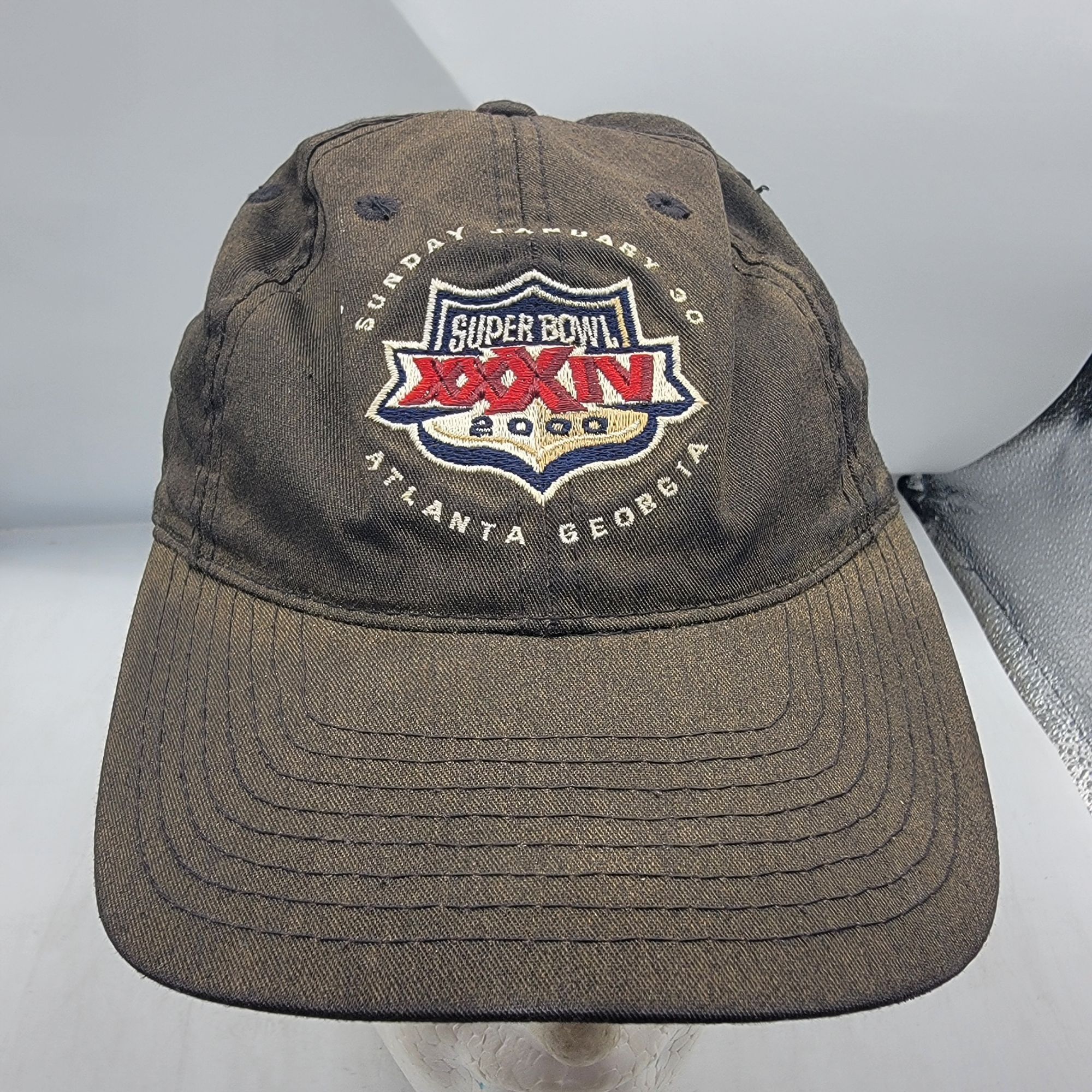 Other Vintage Super Bowl XXXIV 2000 Atlanta Georgia Adults Black H Size ONE SIZE - 1 Thumbnail