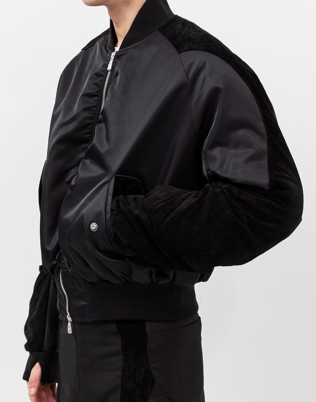 CMMAWEAR CMMAWEAR Black C Round Bomber Jacket Size US S / EU 44-46 / 1 - 3 Thumbnail