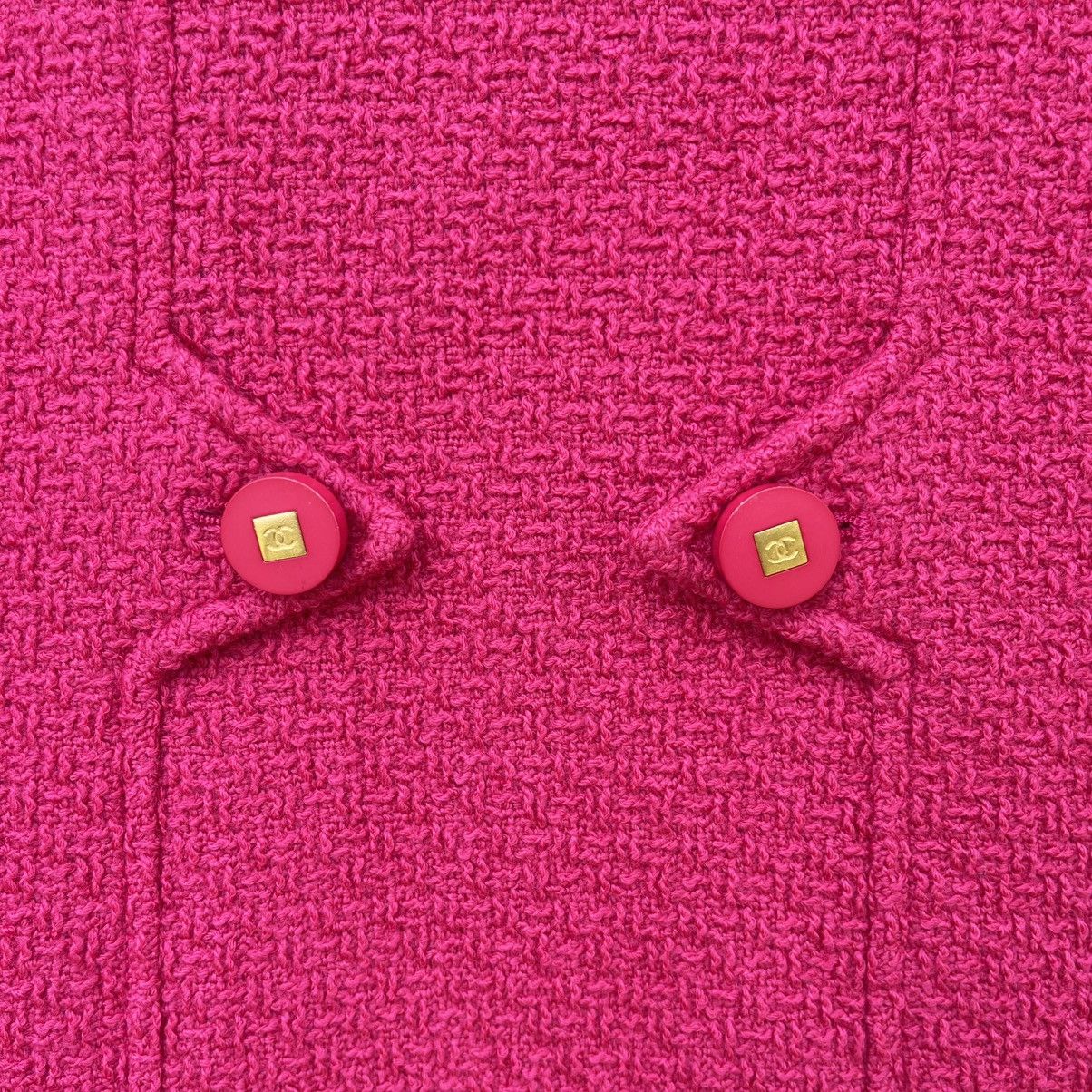 Chanel Chanel Pink Wool Blazer Button Ladies Size XS / US 0-2 / IT 36-38 - 13 Thumbnail