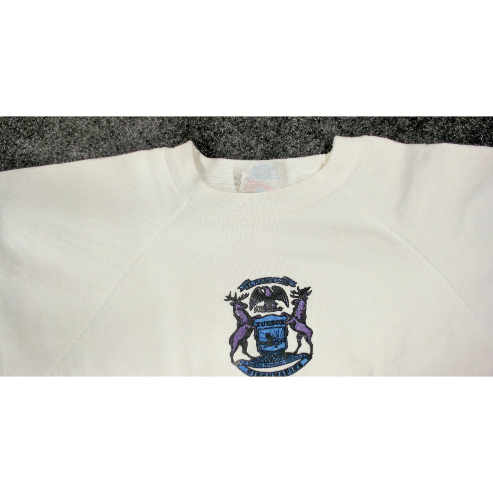 Hanes 80s Hanes Michigan State Seal Custom Cutoff Boxy Sweatshirt Size US XL / EU 56 / 4 - 7 Thumbnail