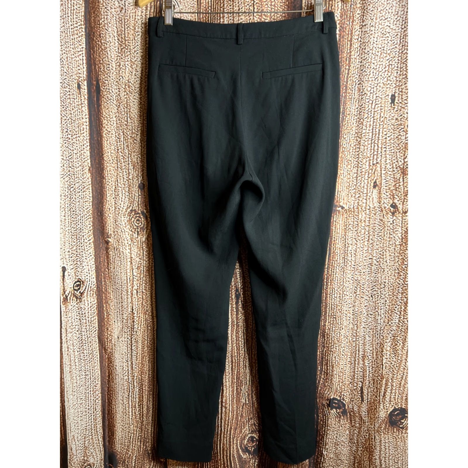 M.M.LaFleur MM.LaFleur Pant Women's 4 Foster Straight Leg Mid Rise Stretch Black Pants Size 27" / US 4 / IT 40 - 3 Thumbnail