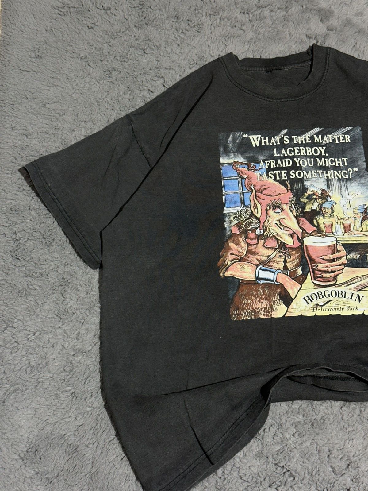Vintage Vintage Hobgoblin Beer "Lagerboy" Graphic Tee Size US L / EU 52-54 / 3 - 2 Thumbnail
