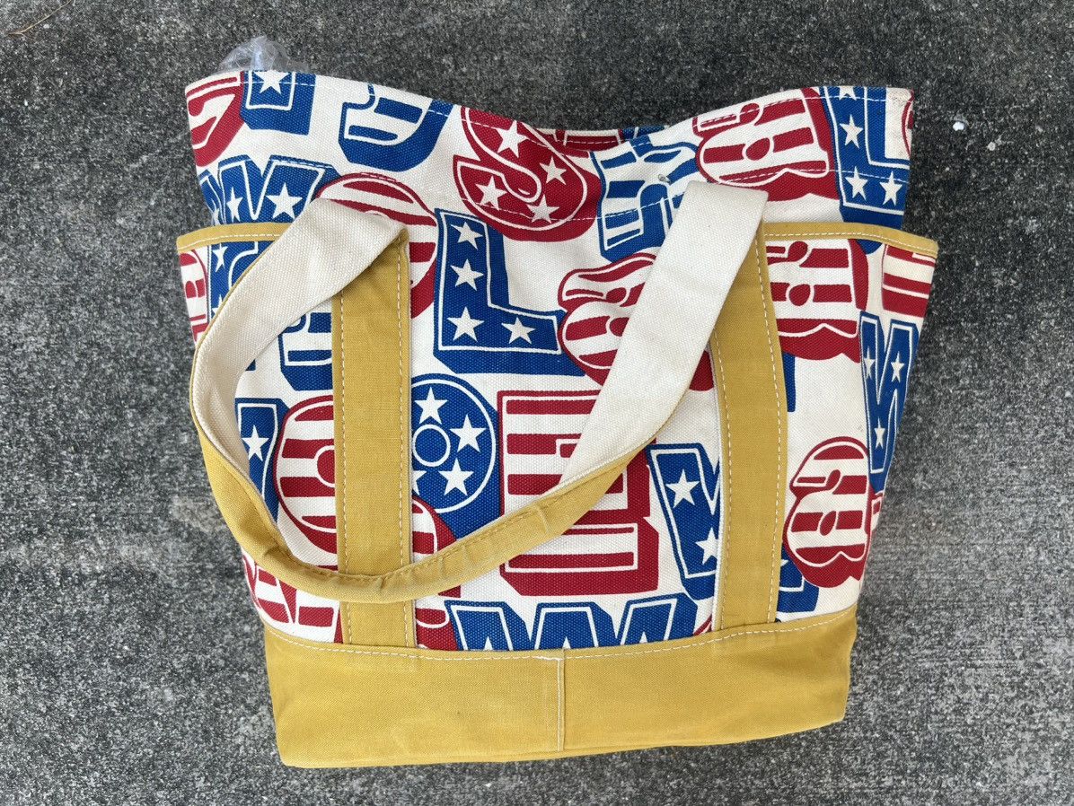 Hysteric Glamour Vintage Hysteric Glamour Duck Cotton Psychedelic Tote Bag Size ONE SIZE - 5 Thumbnail