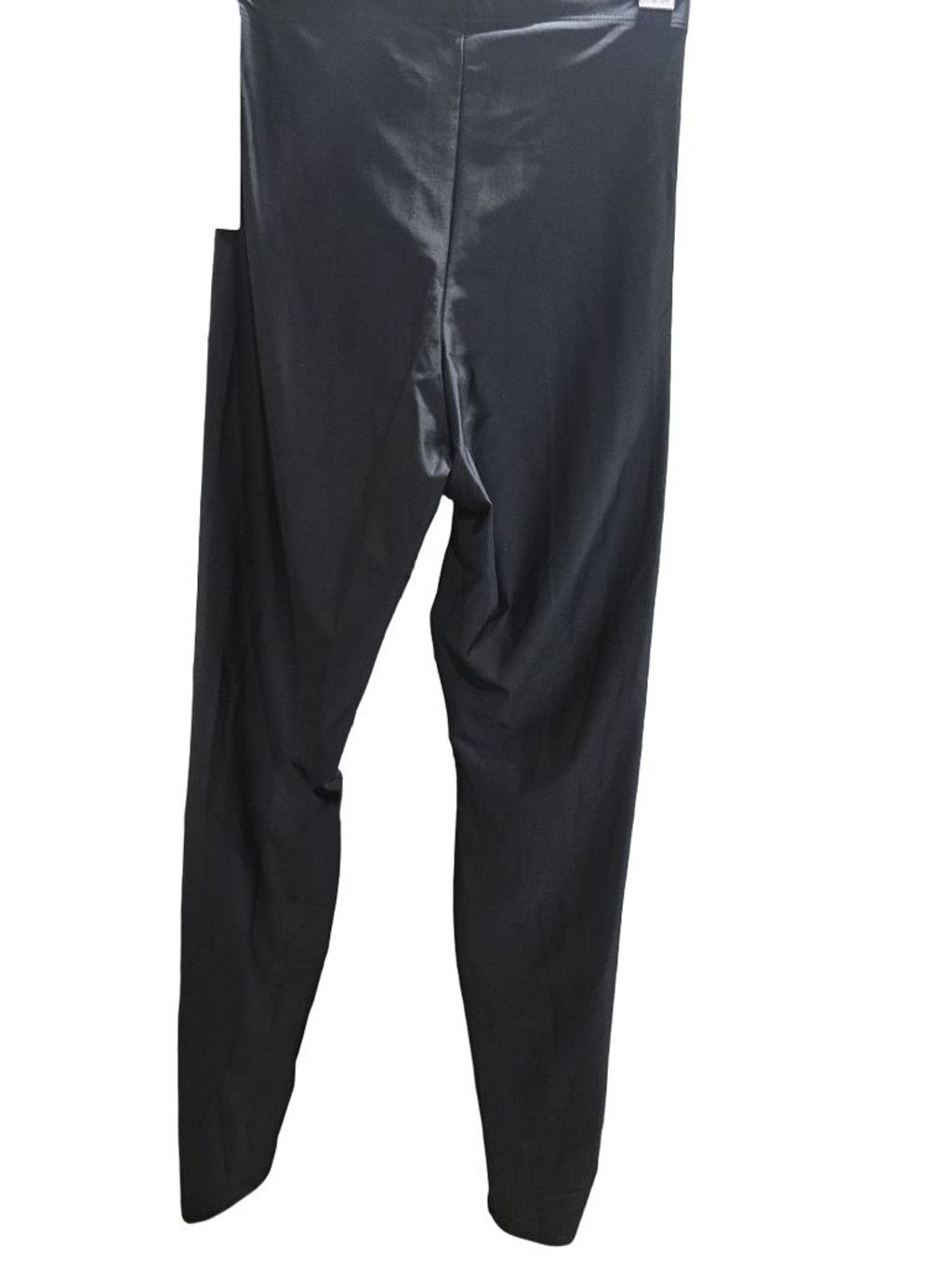 Other CAJUBRASIL Women's Black & Beige Colorblock Leggings Size L Size 28" / US 6 / IT 42 - 2 Thumbnail