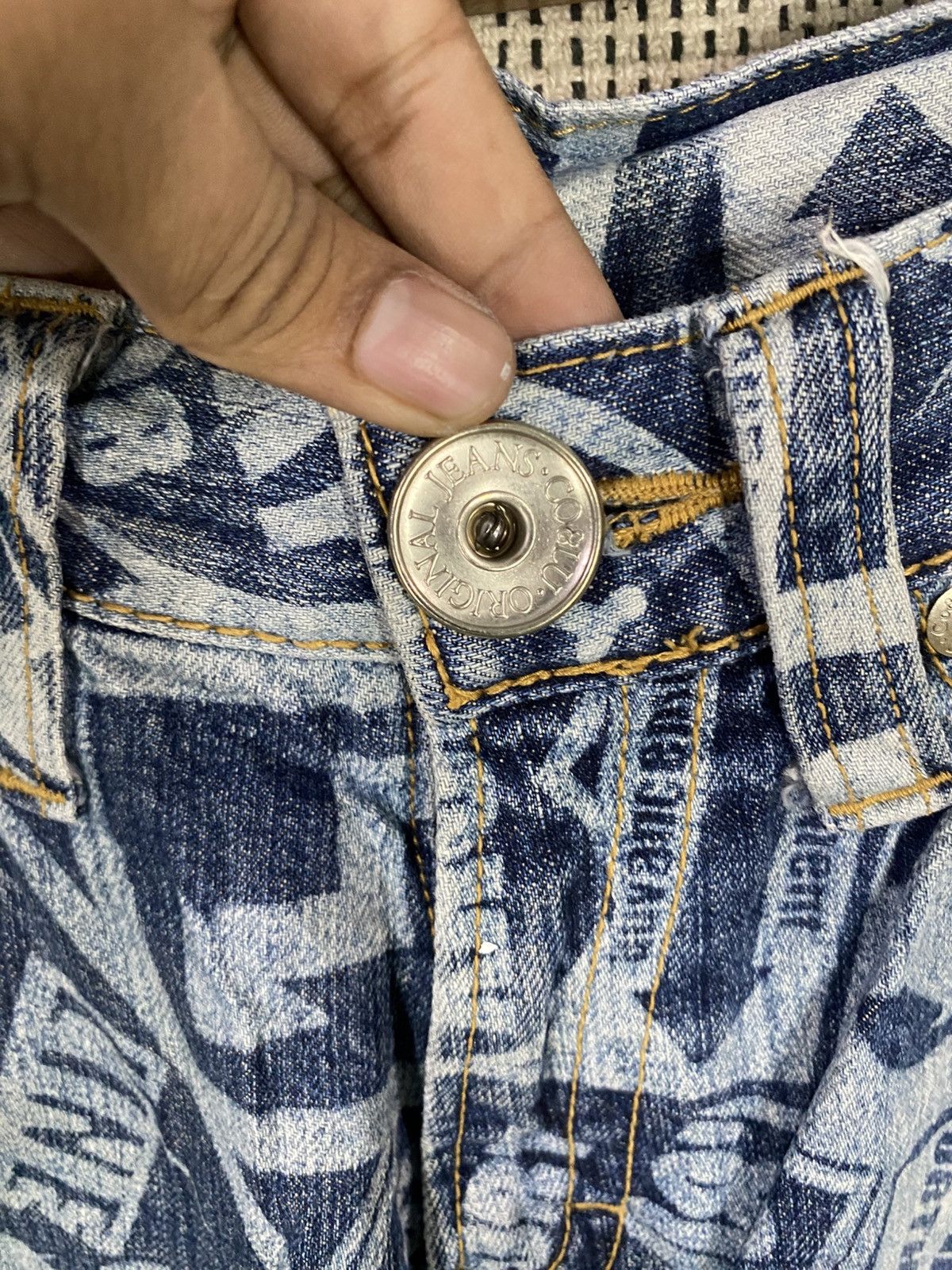 Japanese Brand Co&lu denim full printed kapital style Size US 30 / EU 46 - 10 Thumbnail