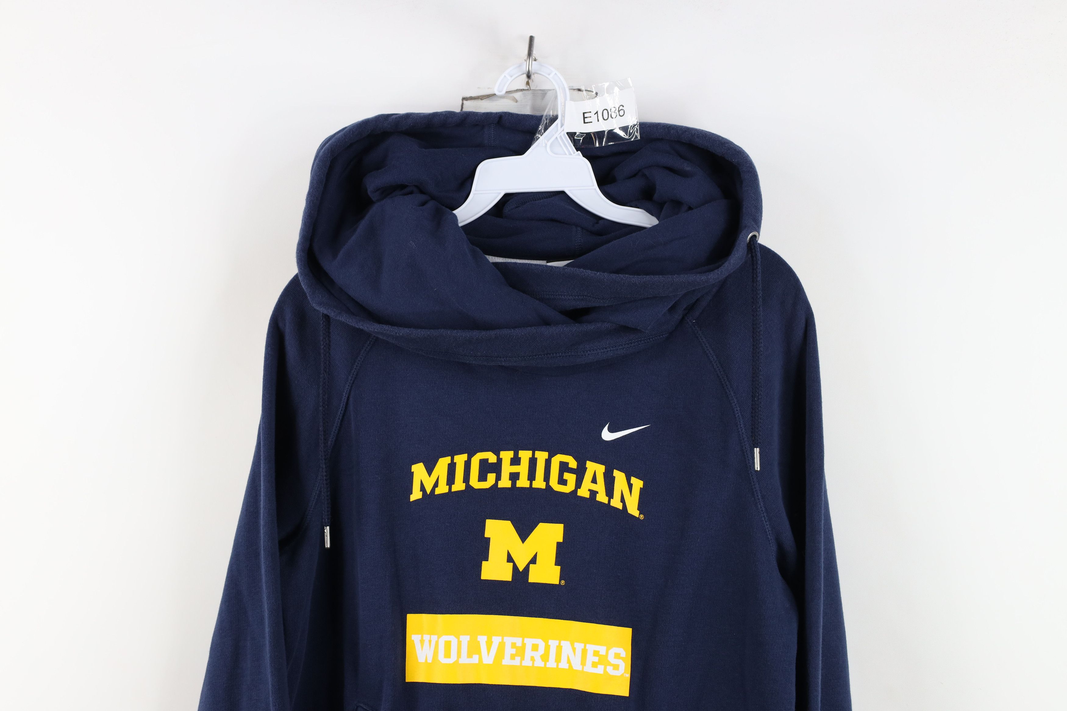 Nike Nike Neck University of Michigan Hoodie Sweatshirt Blue Size M / US 6-8 / IT 42-44 - 2 Thumbnail
