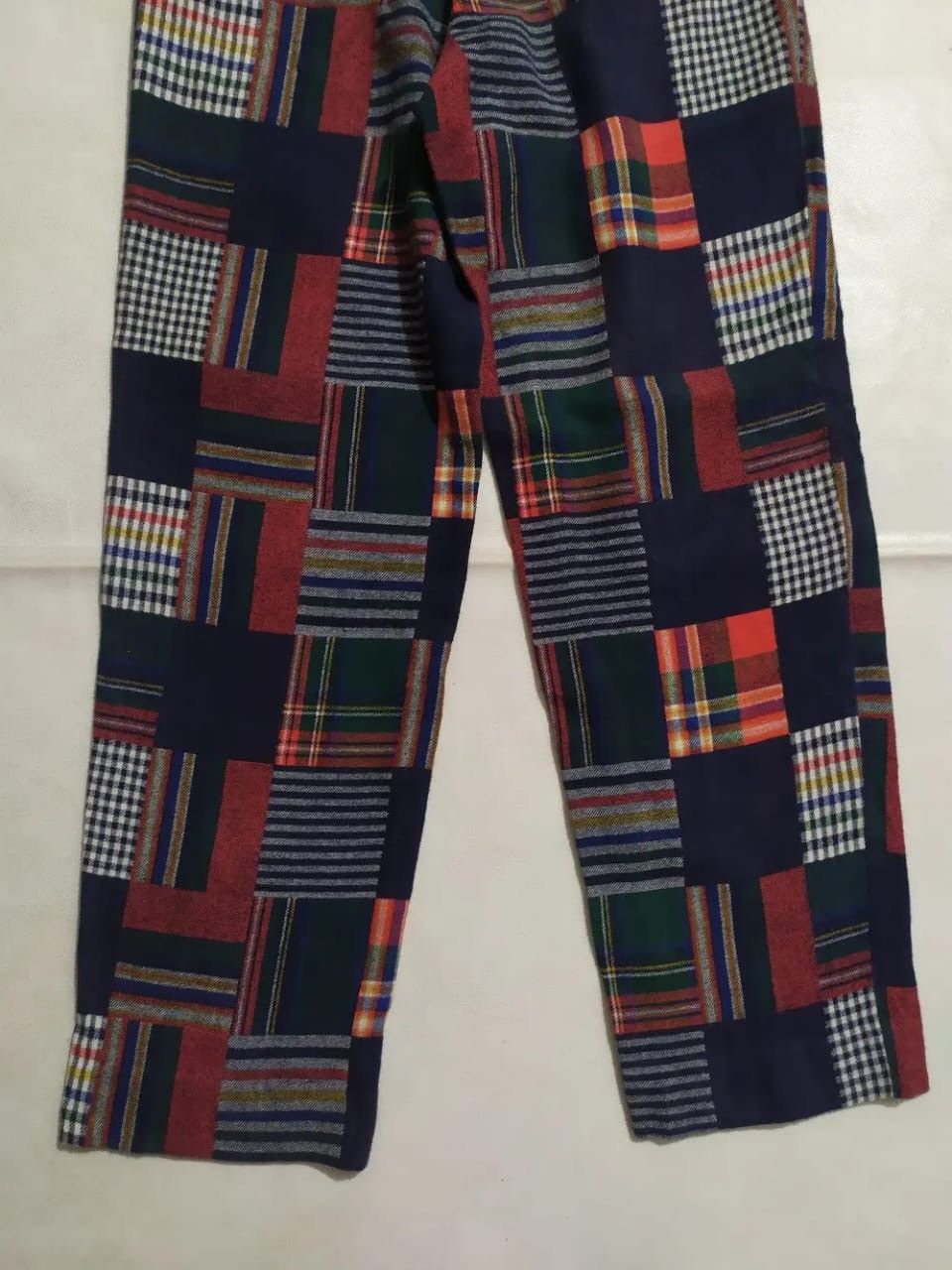 Japanese Brand Bigi Co Pants Casual Multicolor Checkered Plain Size US 29 - 6 Thumbnail
