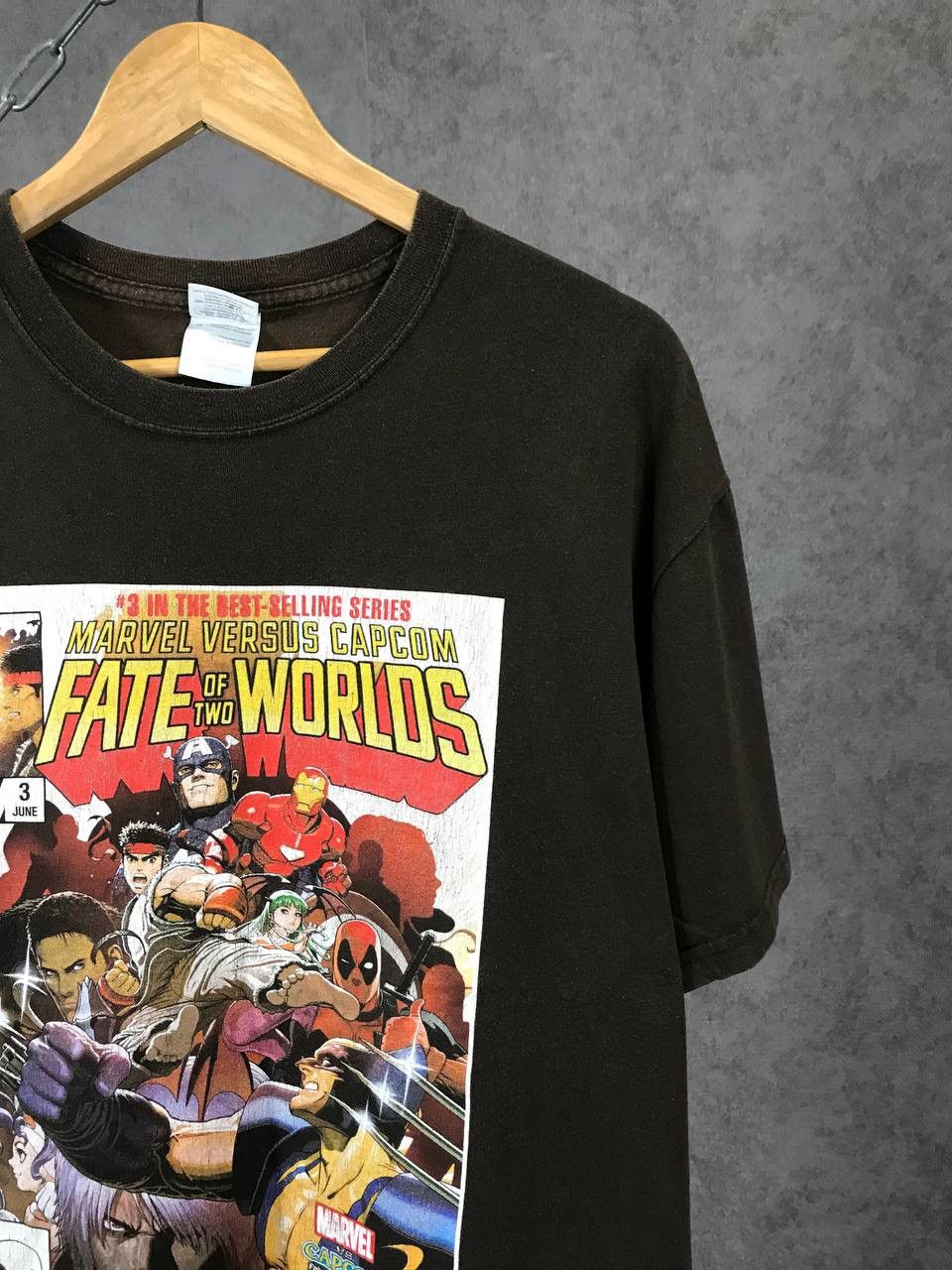 Anime × Marvel Comics × Vintage Marvel vs Capcom comics anima 2011 tee Size US L / EU 52-54 / 3 - 2 Thumbnail