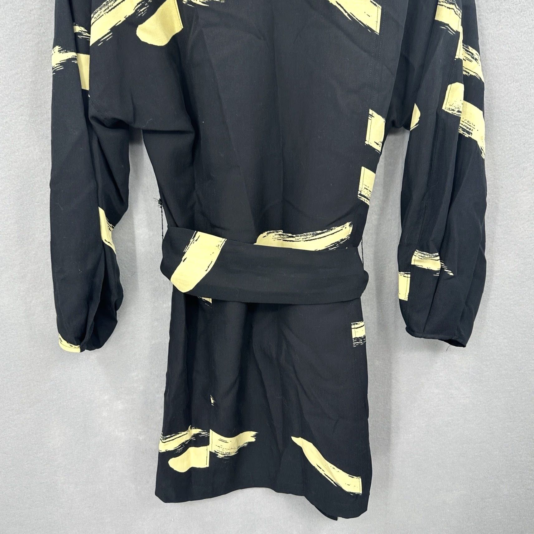 Joie JOIE Shirt Dress Womens XS Dolman Sleeve Belt Mini Black Vintage No Size XS / US 0-2 / IT 36-38 - 5 Thumbnail