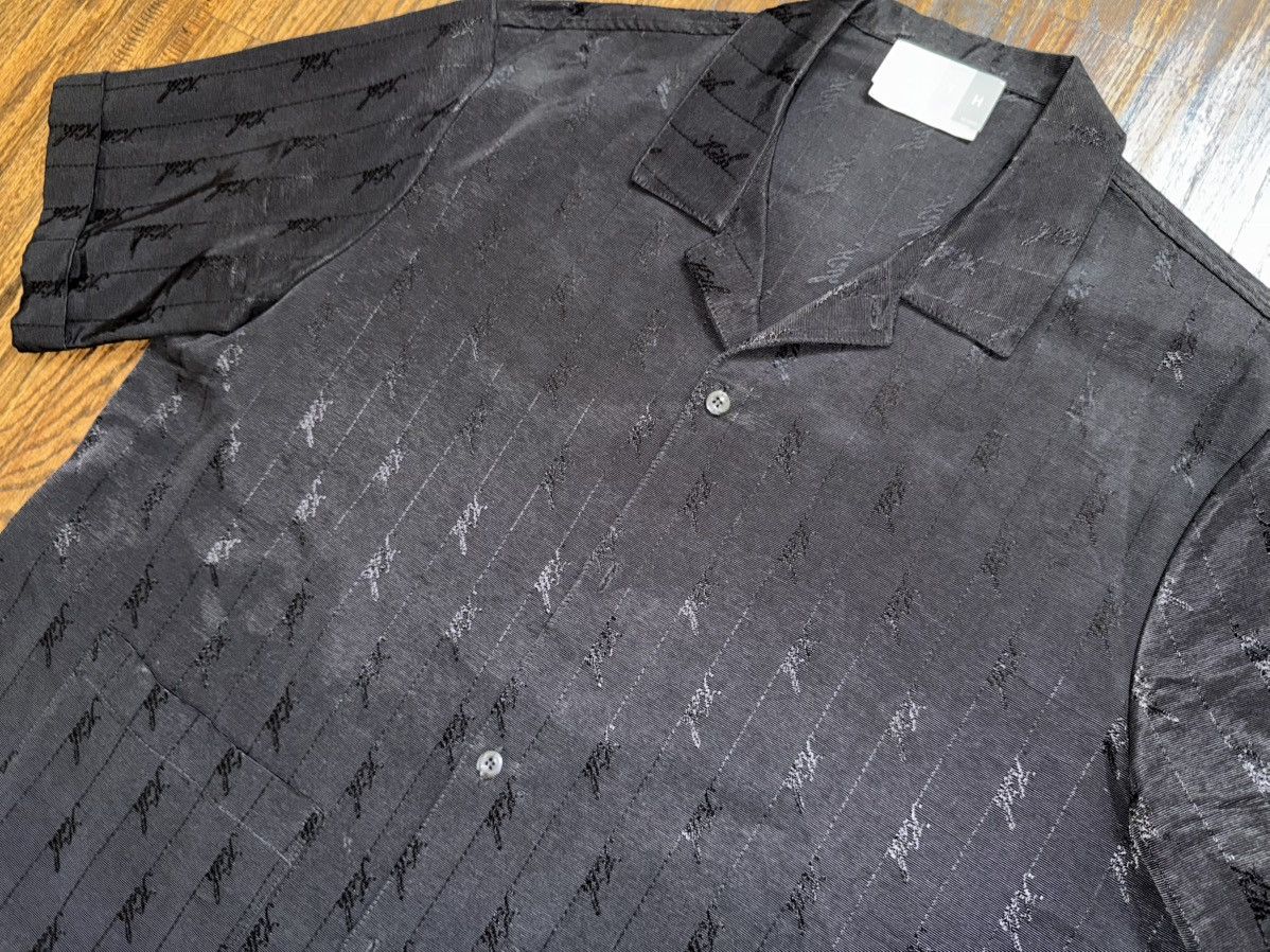 Kith Kith Jacquard Faille Reade Shirt SS23 Black Monogram Large Size US L / EU 52-54 / 3 - 6 Thumbnail