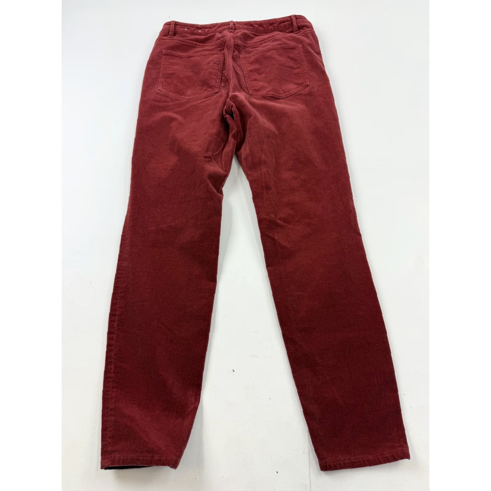 Soft Surroundings Soft Surroundings Womens 8 Red Corduroy Straight Leg Stretch Casual Fall Pants Size 30" / US 8 / IT 44 - 6 Thumbnail