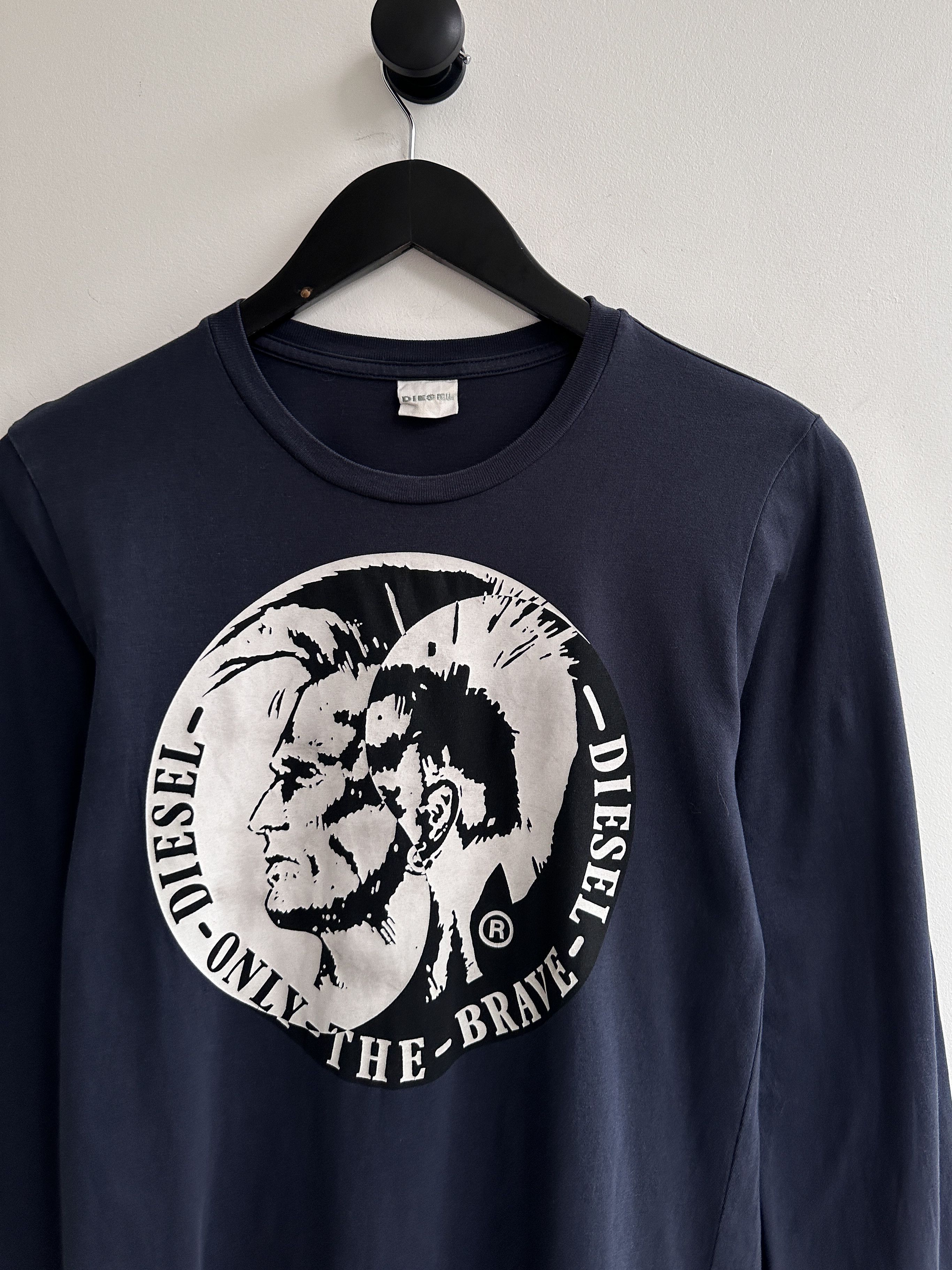 Diesel Diesel Logo Longsleeve Tee Size S / US 4 / IT 40 - 3 Thumbnail