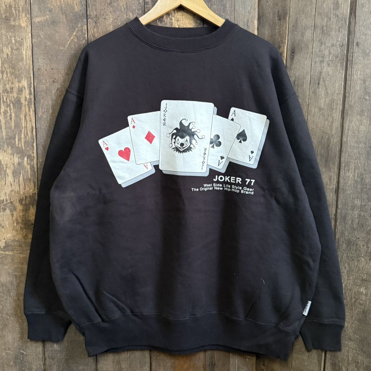 Joker 77 Big Logo Crewneck Sweatshirt