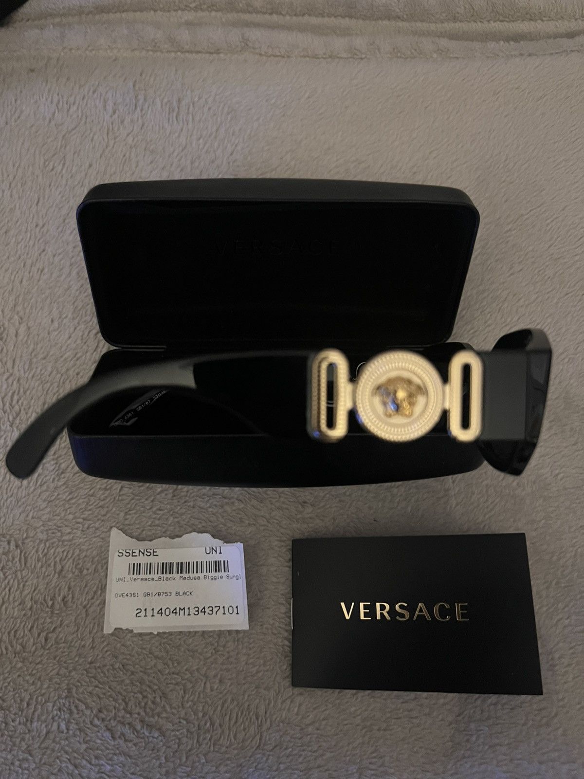 Versace Black Medusa Biggie Sunglasses Size ONE SIZE - 2 Thumbnail