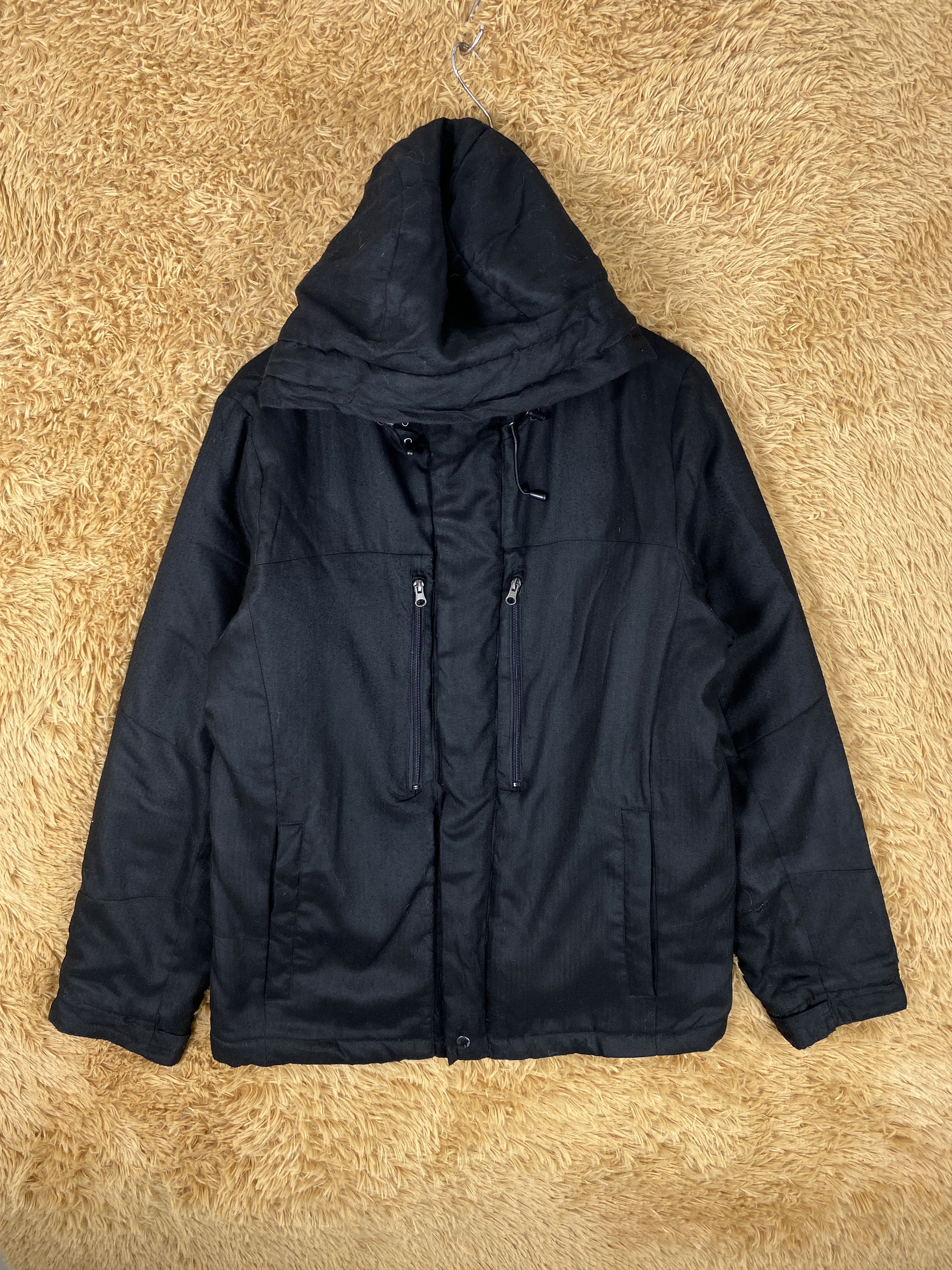 image of Vintage Beno Hoodie Jacket in Black, Men's (Size Medium)